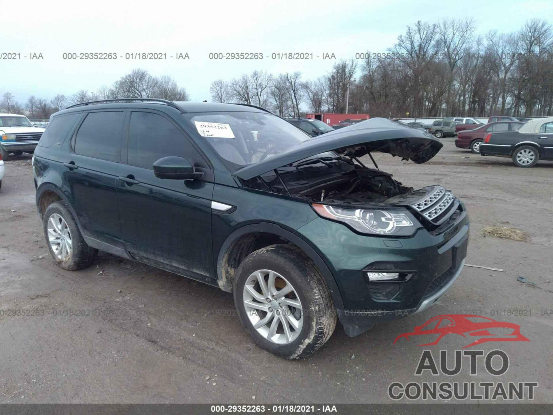 LAND ROVER DISCOVERY SPORT 2017 - SALCR2BG0HH661073