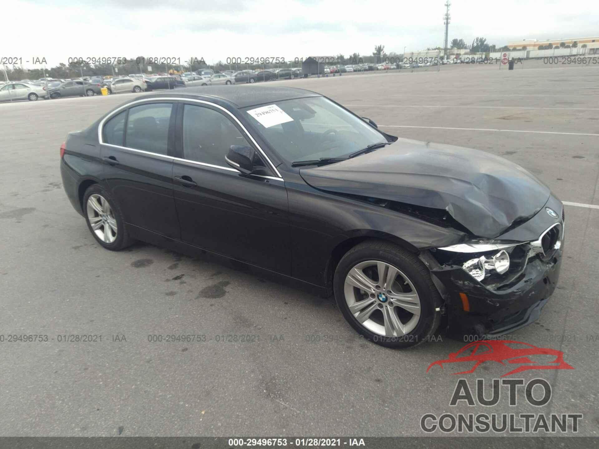 BMW 3 SERIES 2017 - WBA8B9G36HNU55240