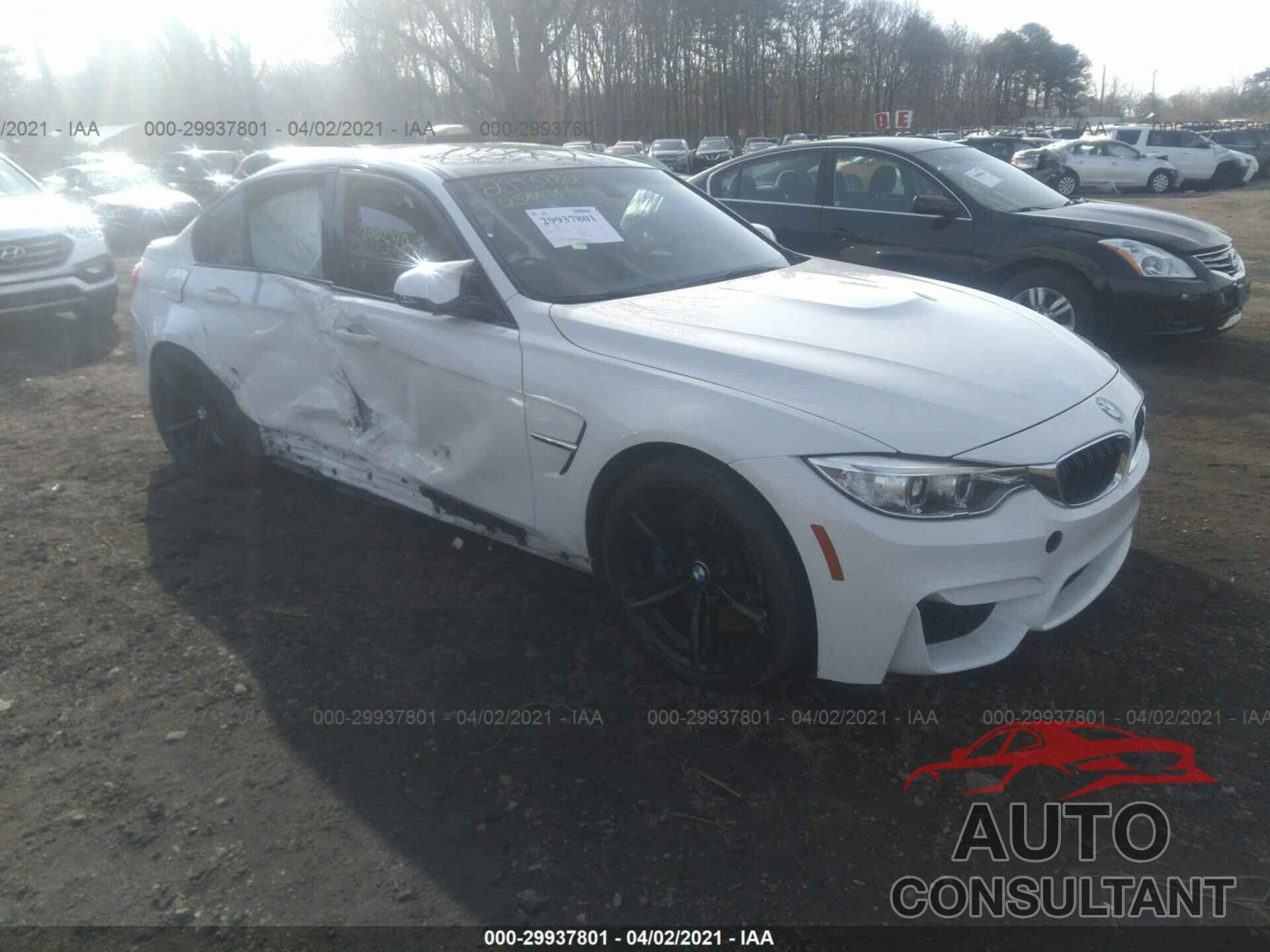 BMW M3 2016 - WBS8M9C59G5E68790