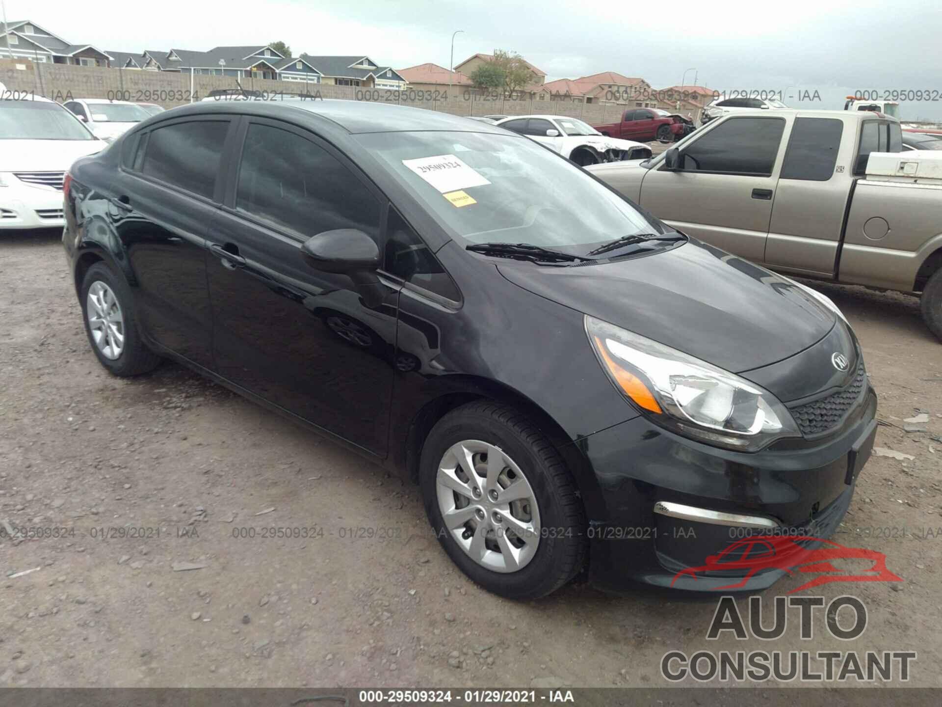 KIA RIO 2016 - KNADM4A35G6540700