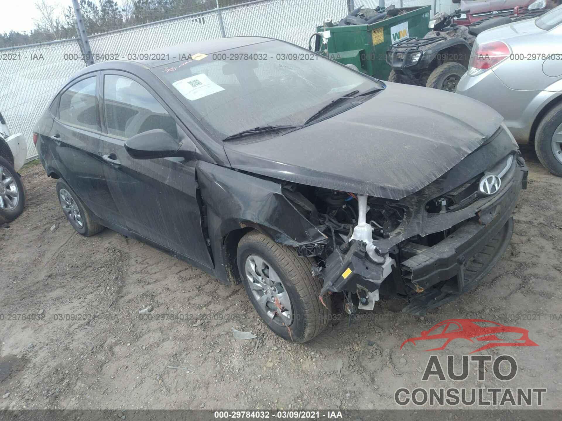 HYUNDAI ACCENT 2017 - KMHCT4AE5HU374741
