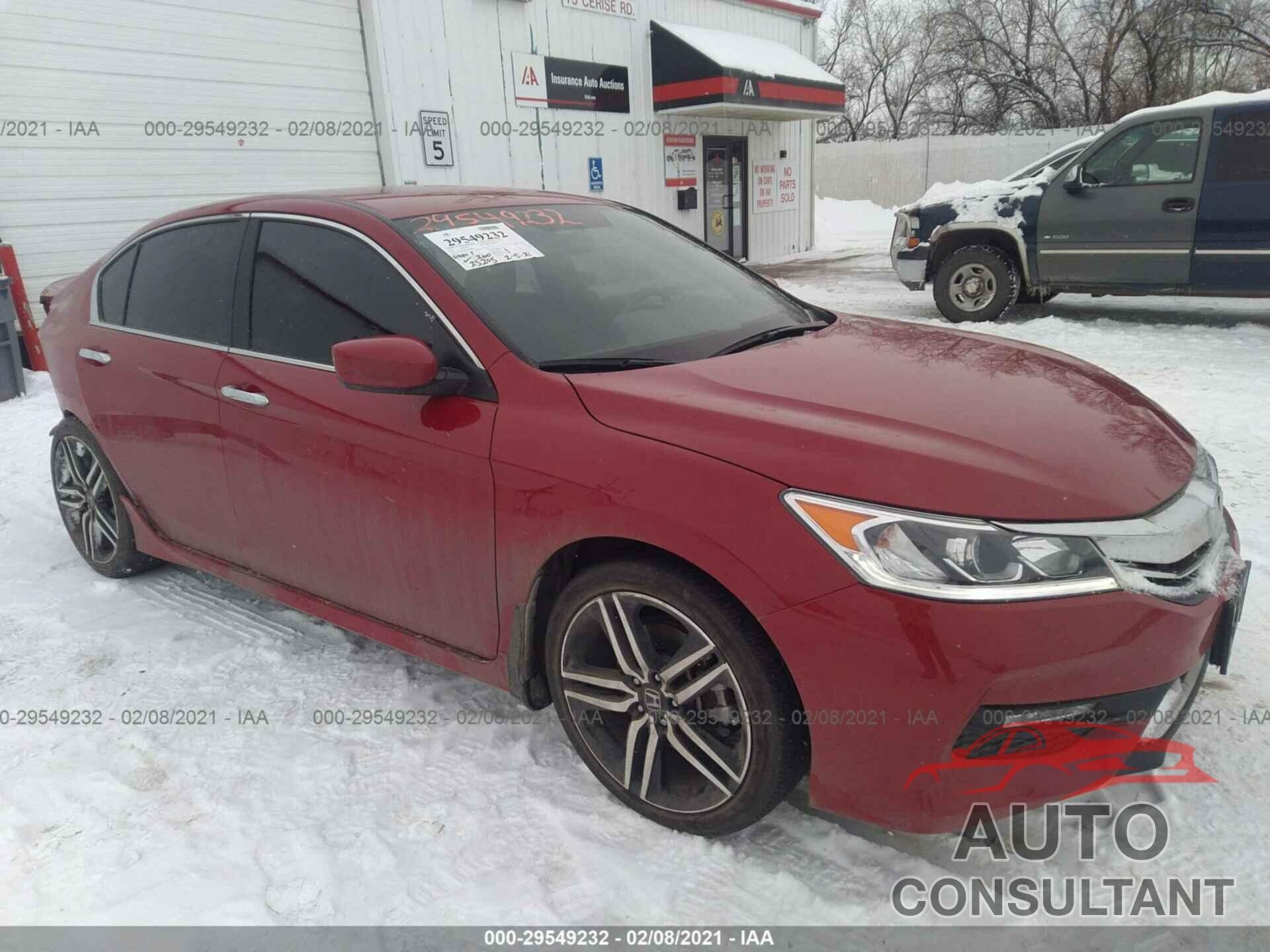 HONDA ACCORD SEDAN 2017 - 1HGCR2F58HA048886