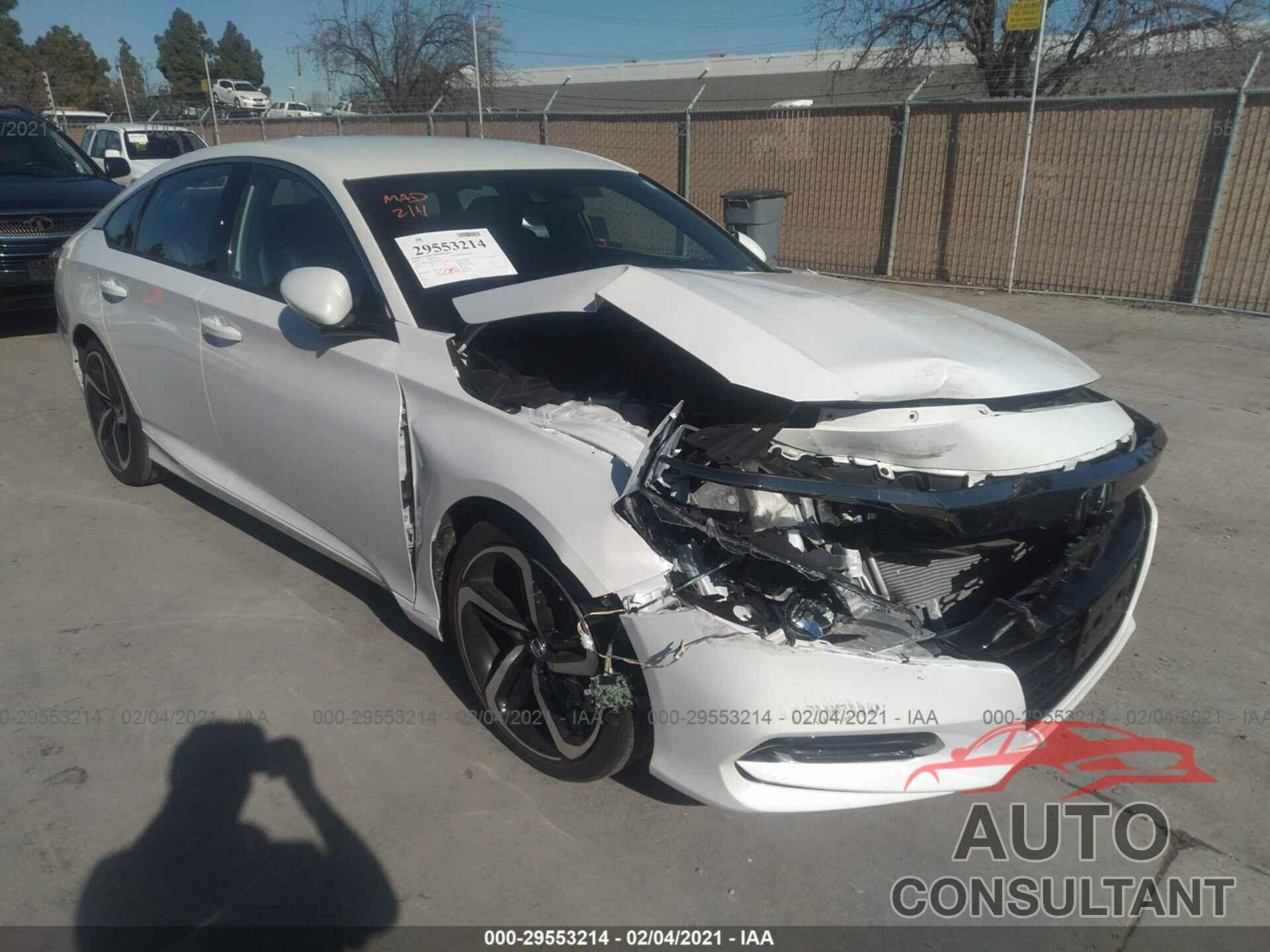 HONDA ACCORD SEDAN 2019 - 1HGCV1F3XKA116262