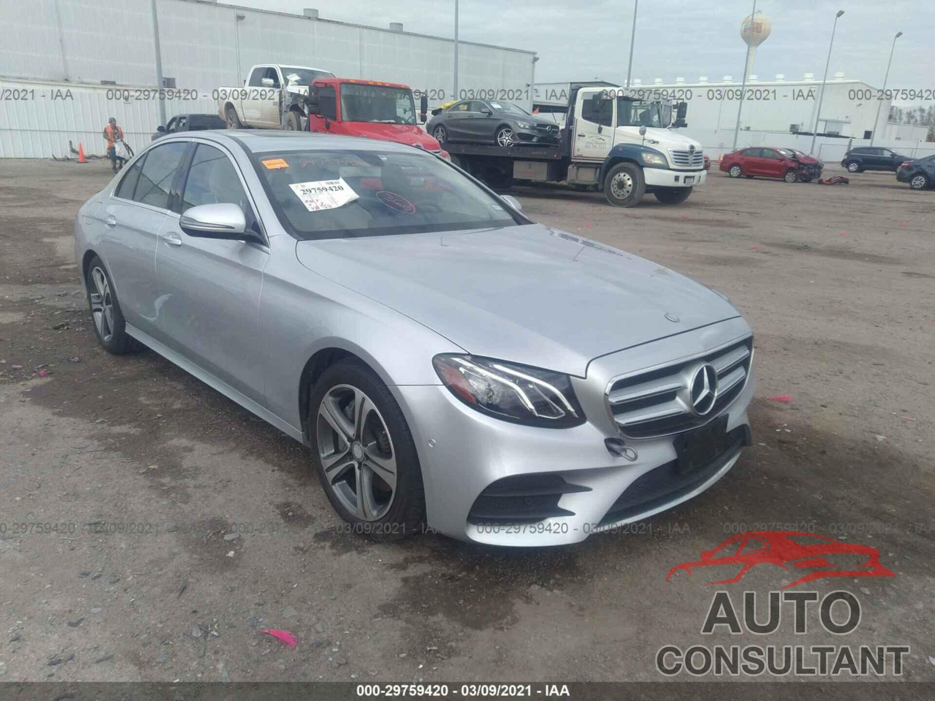 MERCEDES-BENZ E-CLASS 2017 - WDDZF4JBXHA077905