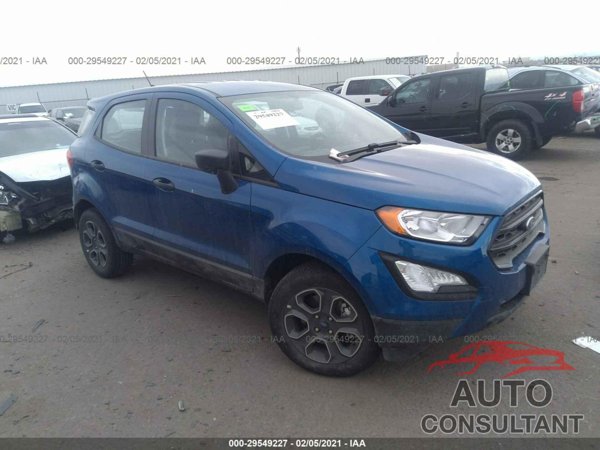 FORD ECOSPORT 2020 - MAJ3S2FE9LC377294