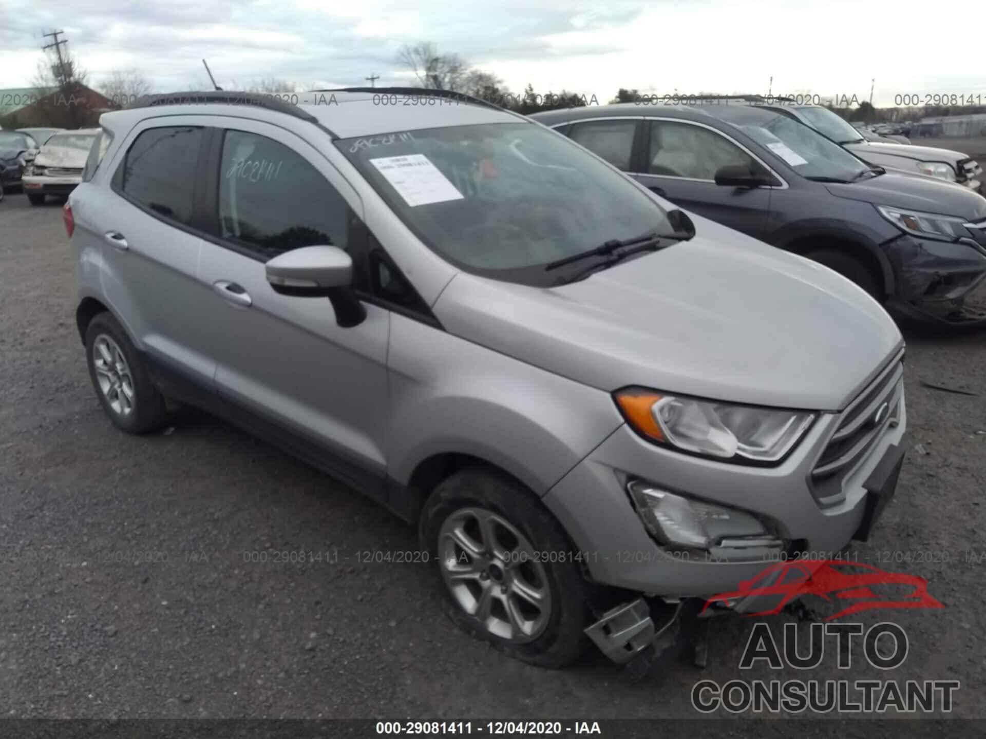 FORD ECOSPORT 2018 - MAJ6P1UL7JC229751