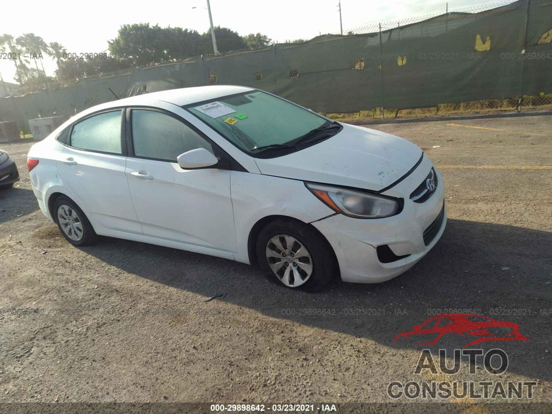 HYUNDAI ACCENT 2016 - KMHCT4AE8GU981960