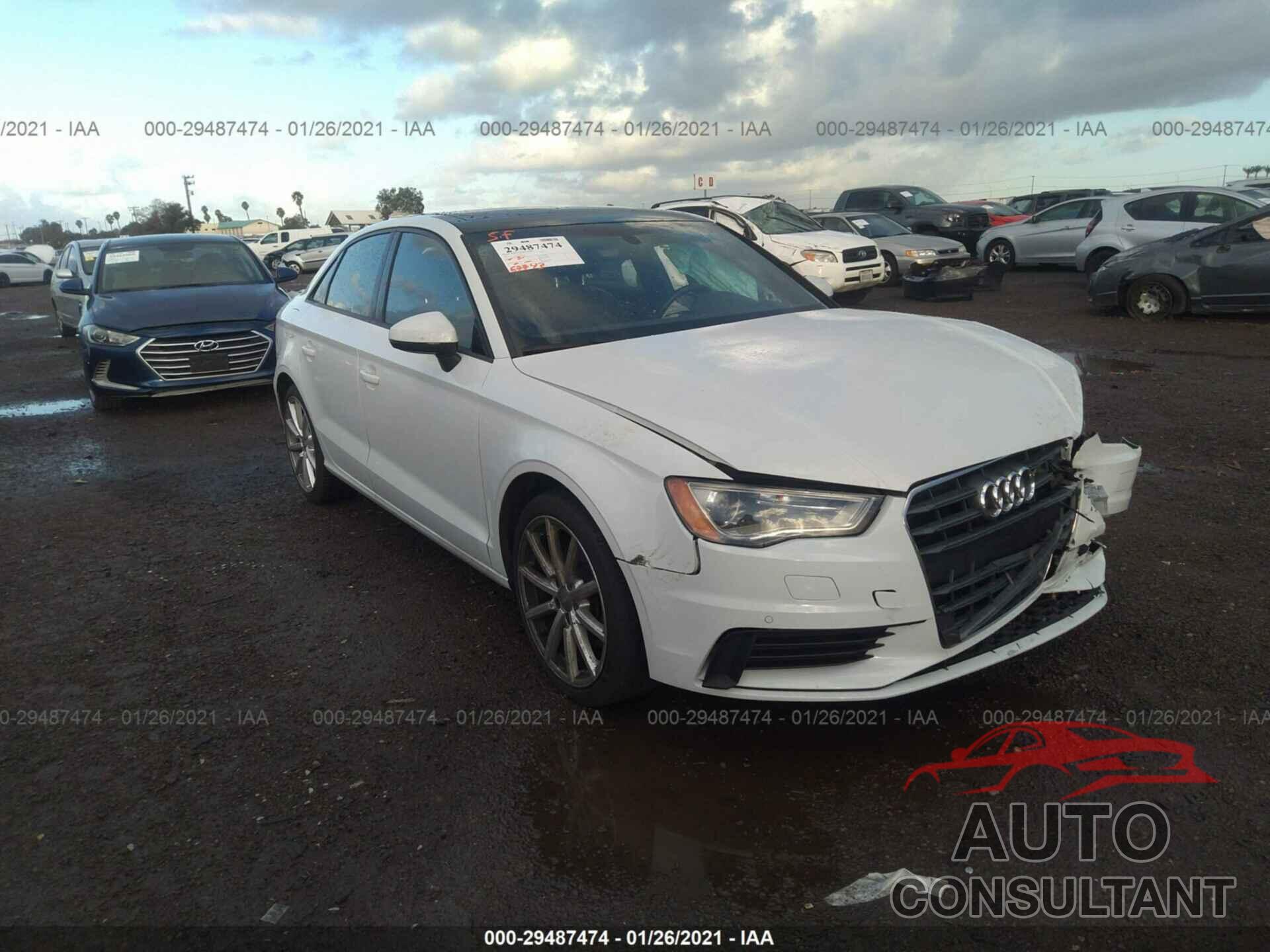 AUDI A3 2016 - WAUA7GFF8G1013245