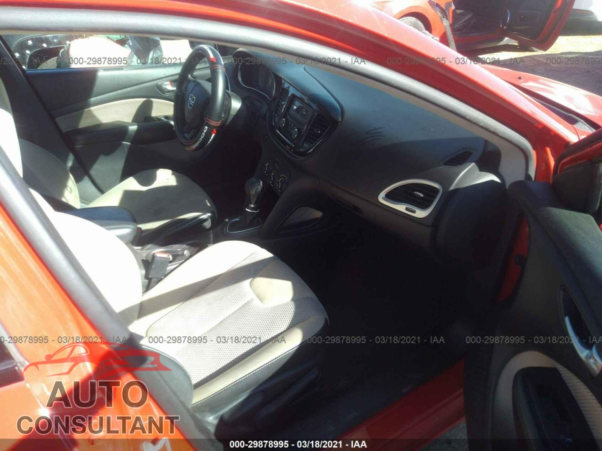 DODGE DART 2016 - 1C3CDFBB5GD652882