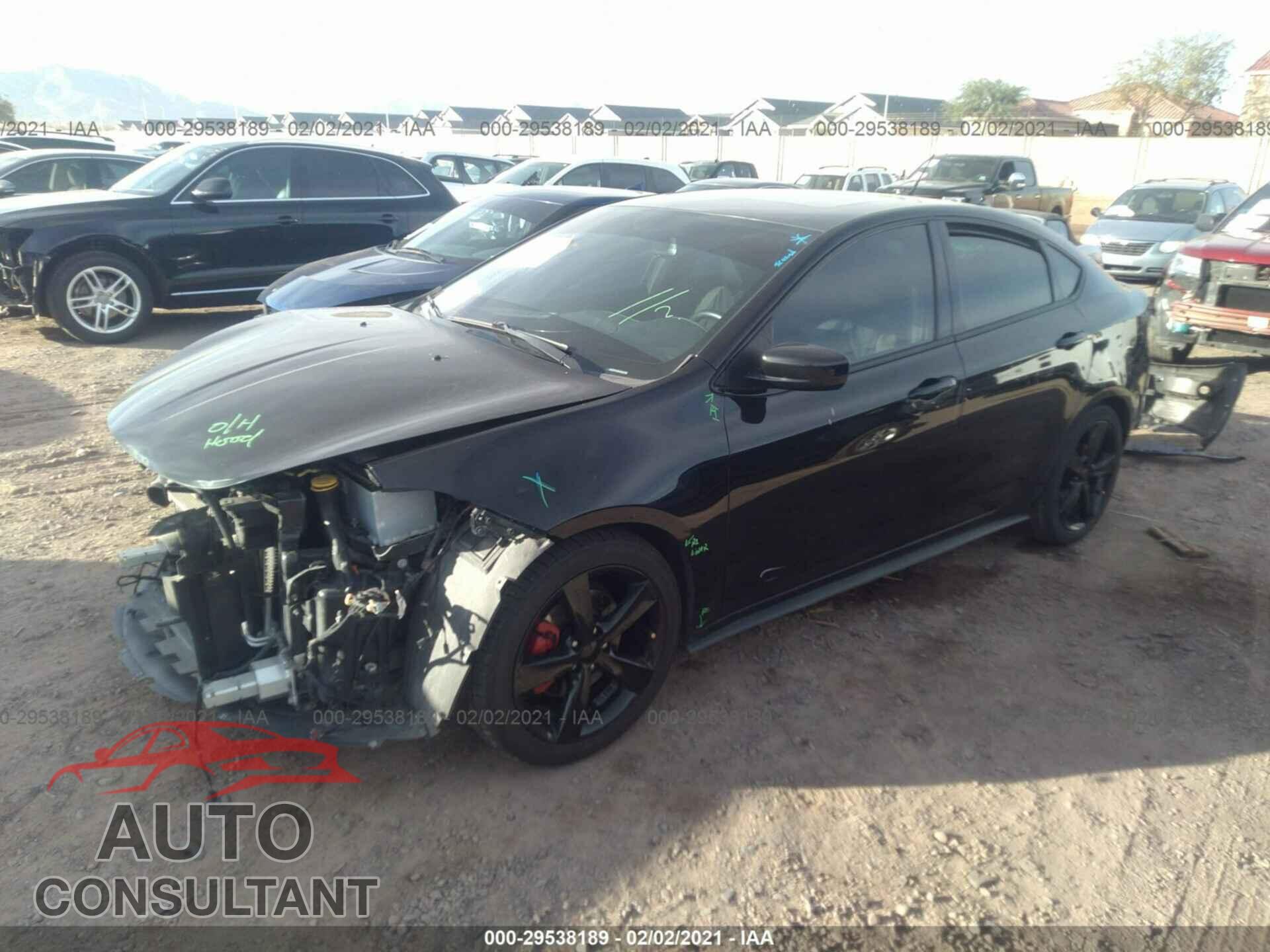 DODGE DART 2016 - 1C3CDFBB5GD578380