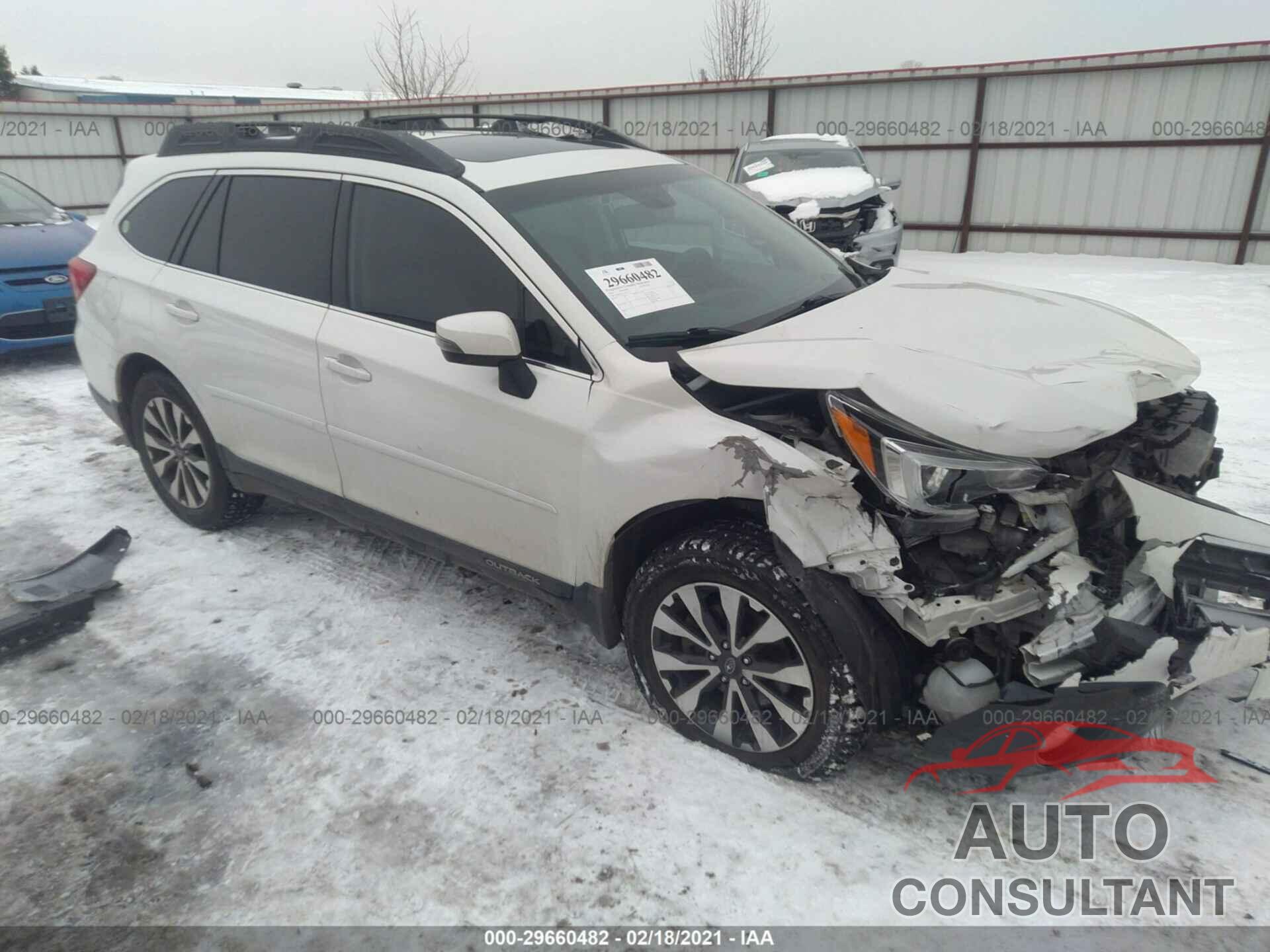 SUBARU OUTBACK 2016 - 4S4BSENC3G3242515
