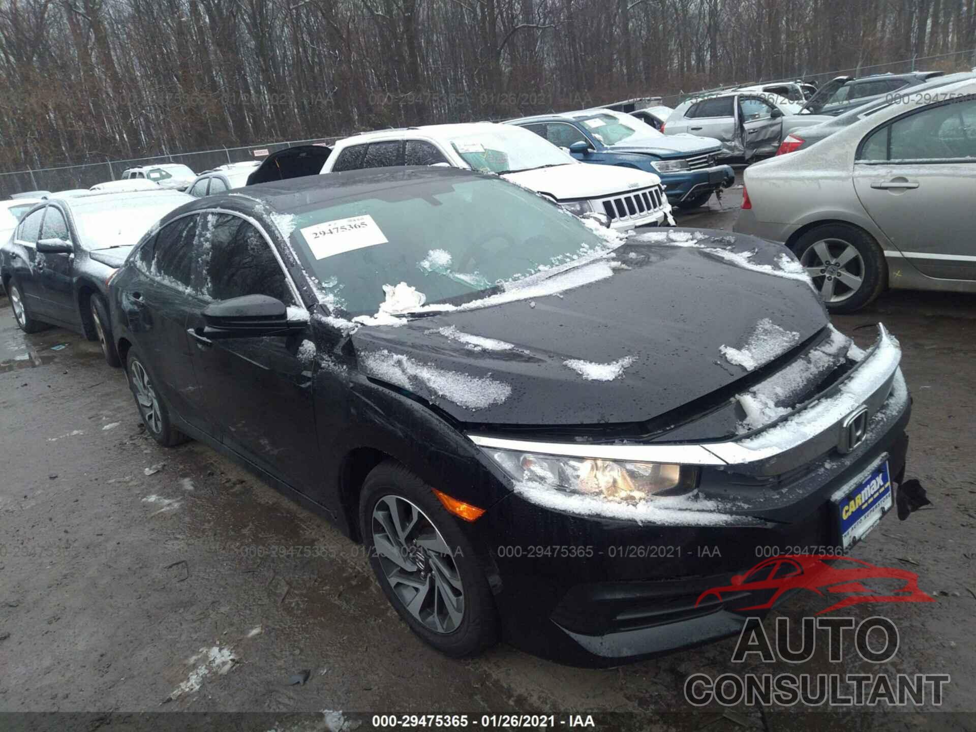 HONDA CIVIC SEDAN 2017 - 19XFC2F74HE225493