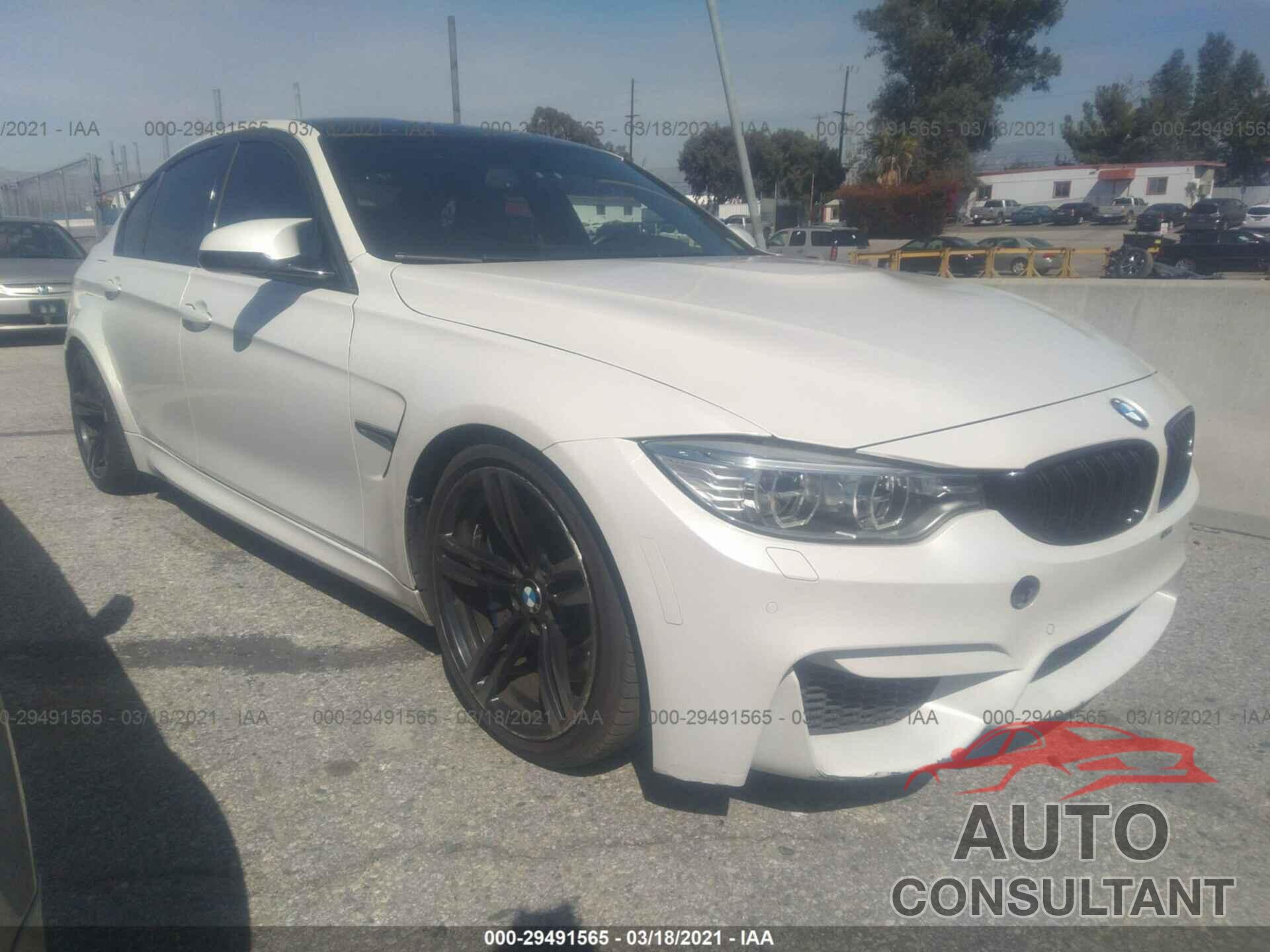 BMW M3 2017 - WBS8M9C54H5G42010