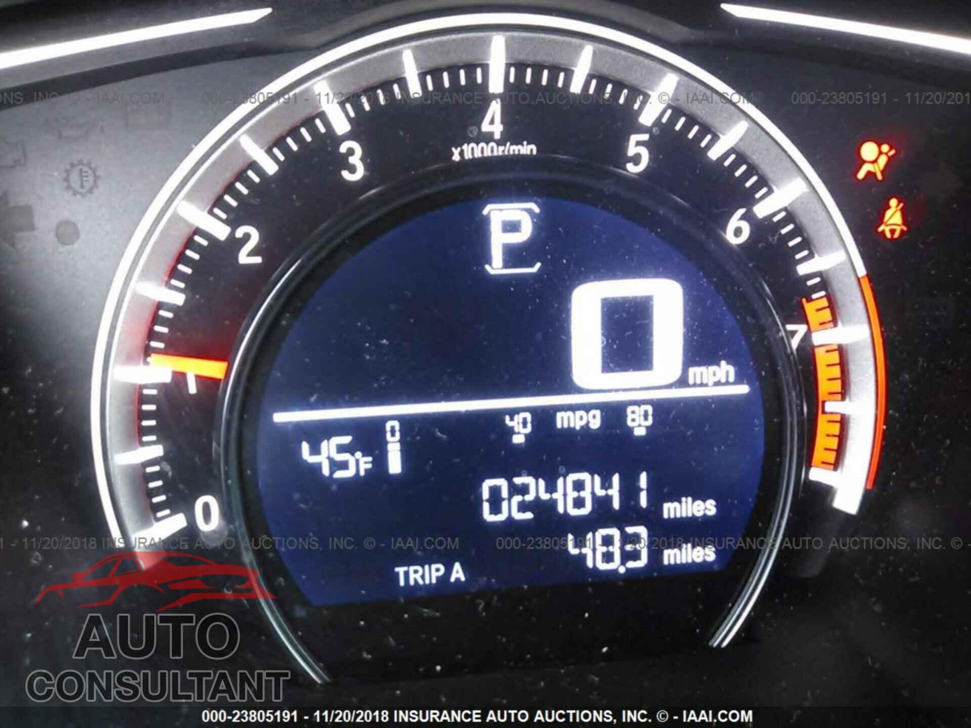 HONDA CIVIC 2017 - 2HGFC2F52HH512979