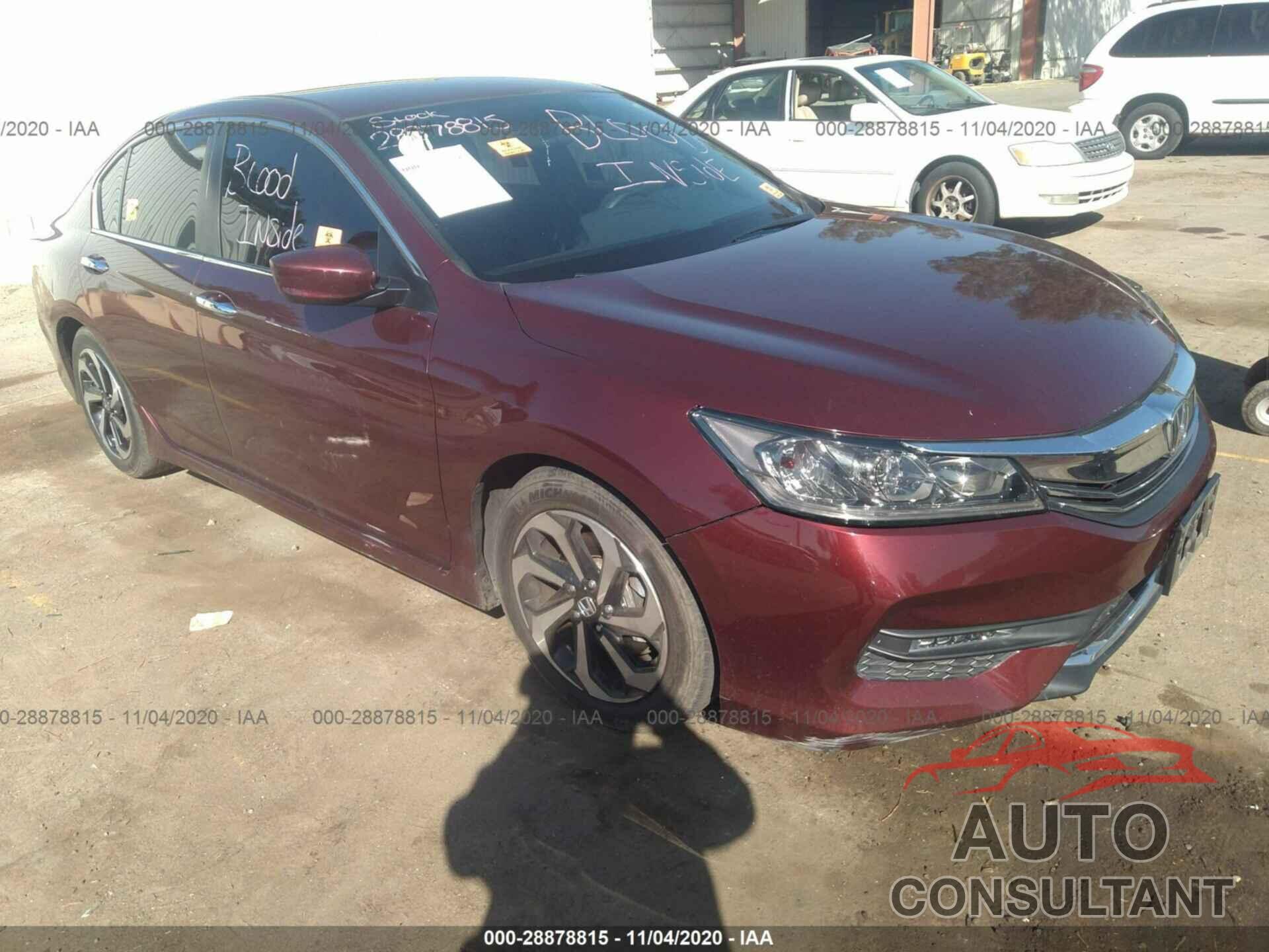 HONDA ACCORD SEDAN 2016 - 1HGCR2F55GA104250