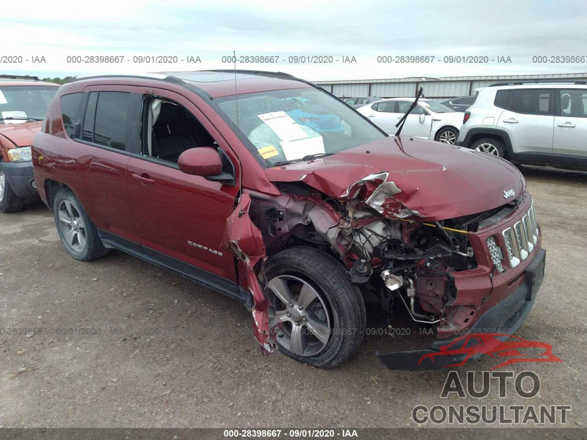JEEP COMPASS 2017 - 1C4NJDEB7HD192607