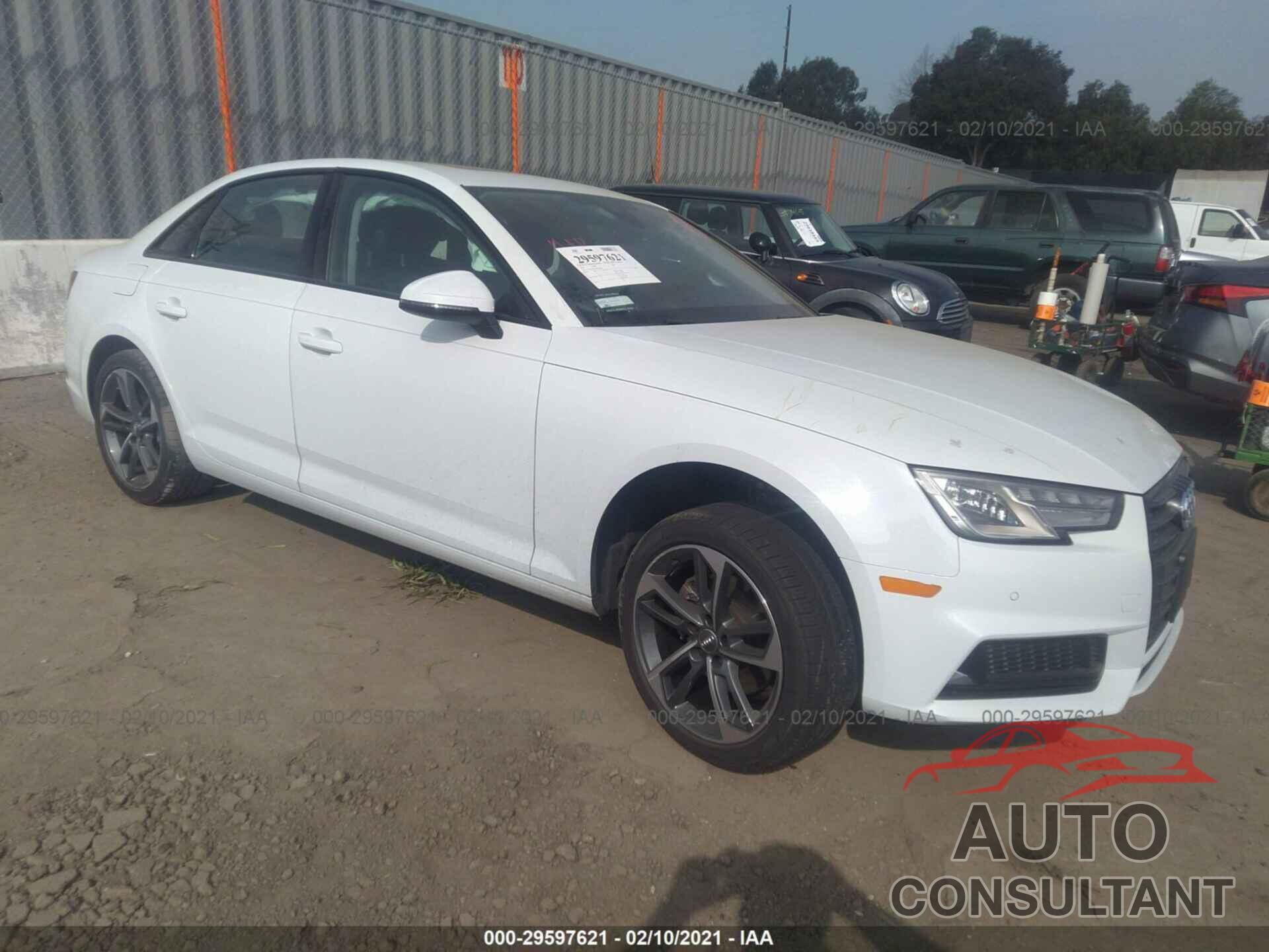 AUDI A4 2019 - WAUGMAF44KN016661