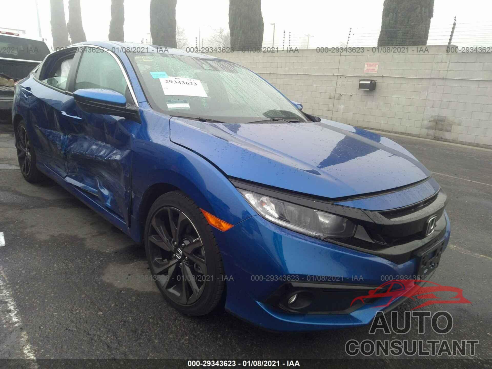 HONDA CIVIC SEDAN 2020 - 2HGFC2F80LH545921