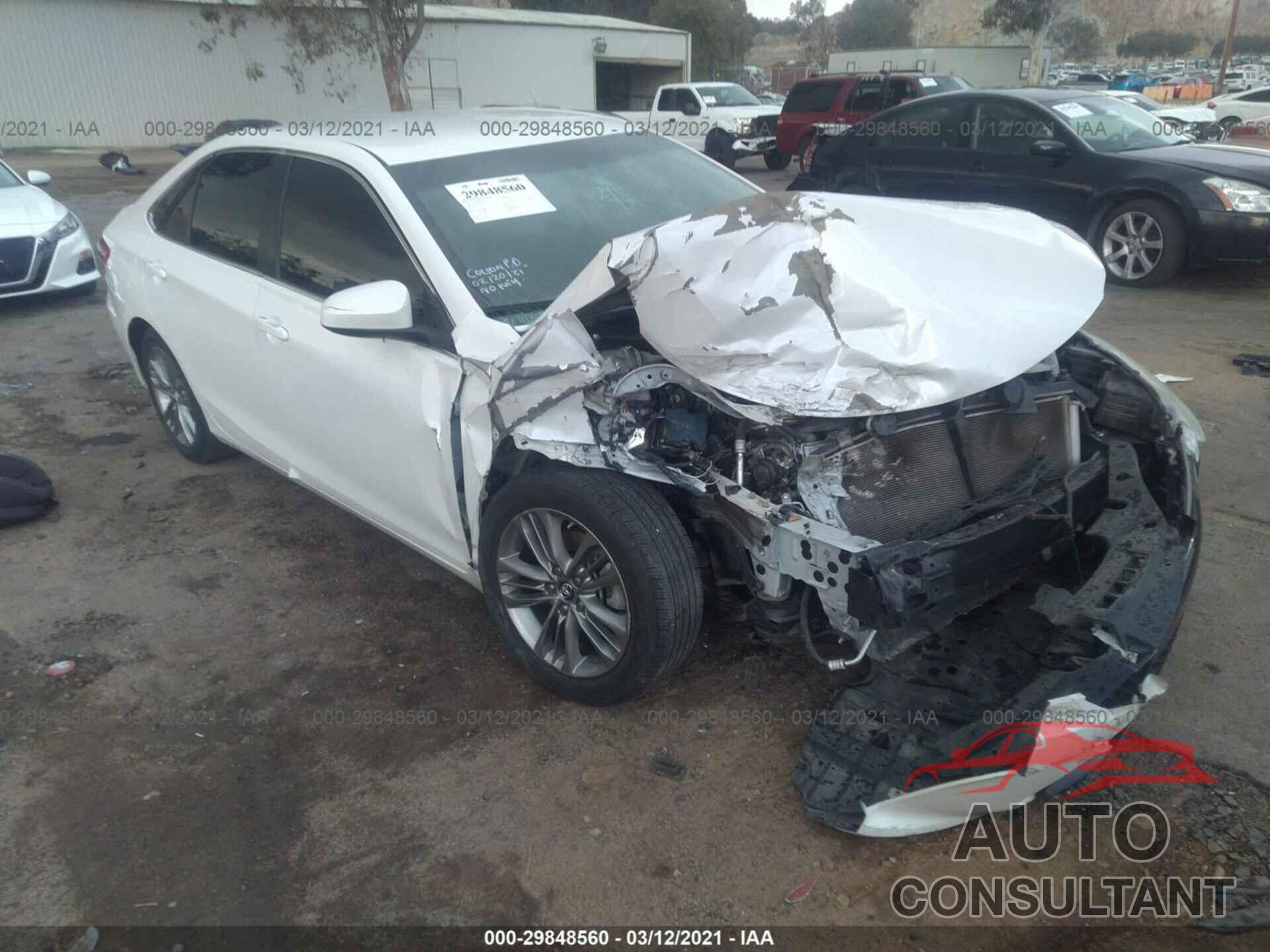 TOYOTA CAMRY 2016 - 4T1BF1FK9GU208138