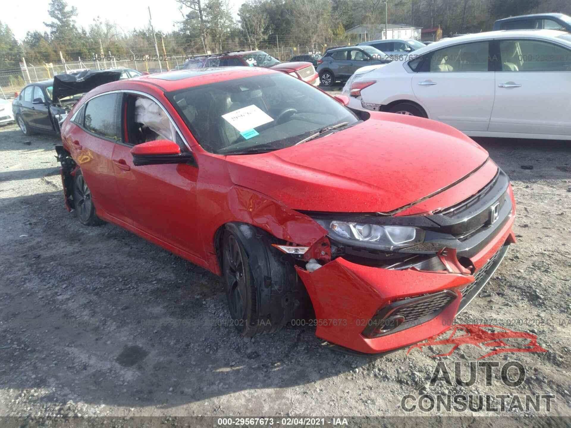 HONDA CIVIC HATCHBACK 2017 - SHHFK7H81HU221870