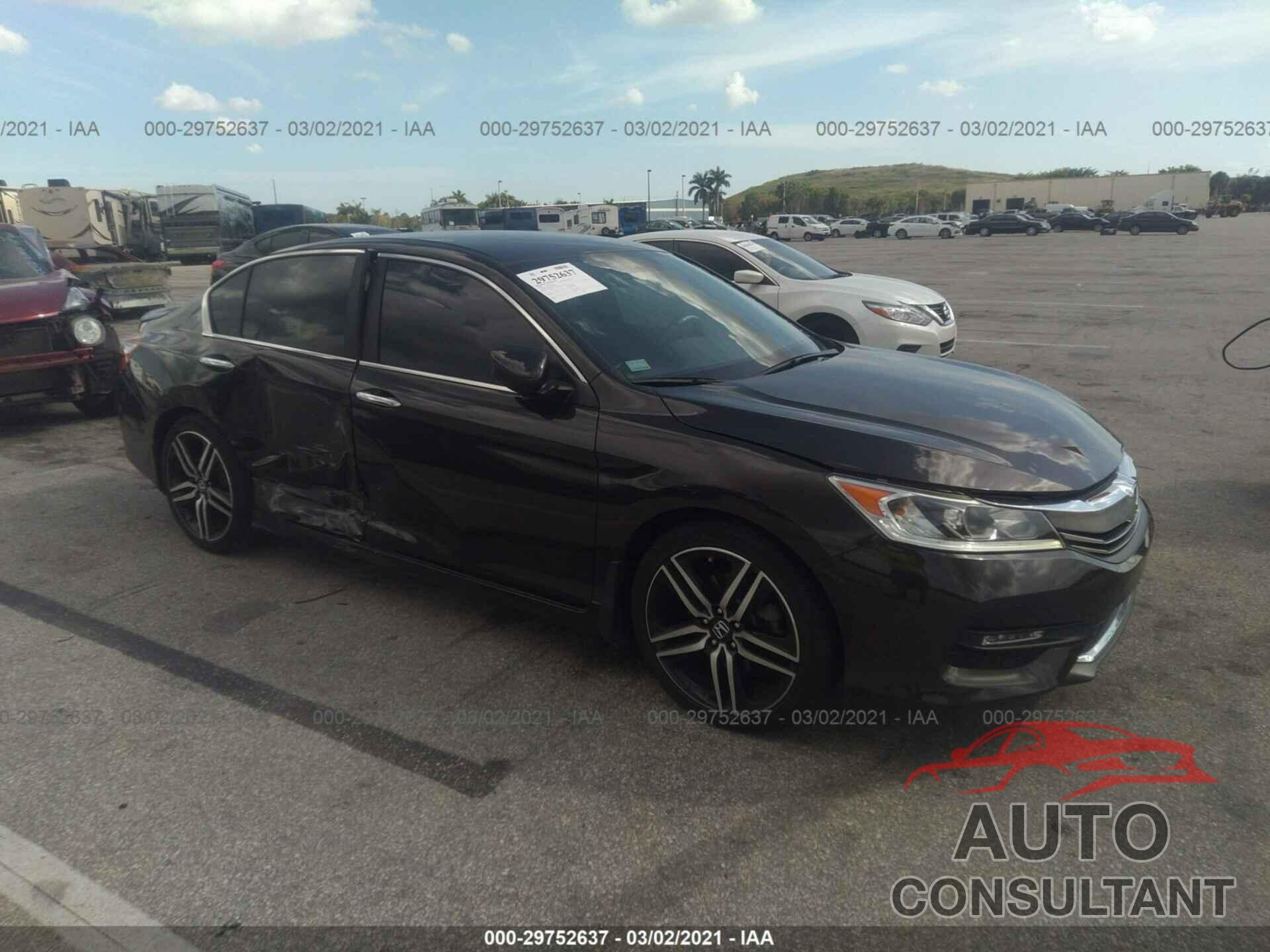 HONDA ACCORD SEDAN 2016 - 1HGCR2F56GA217575