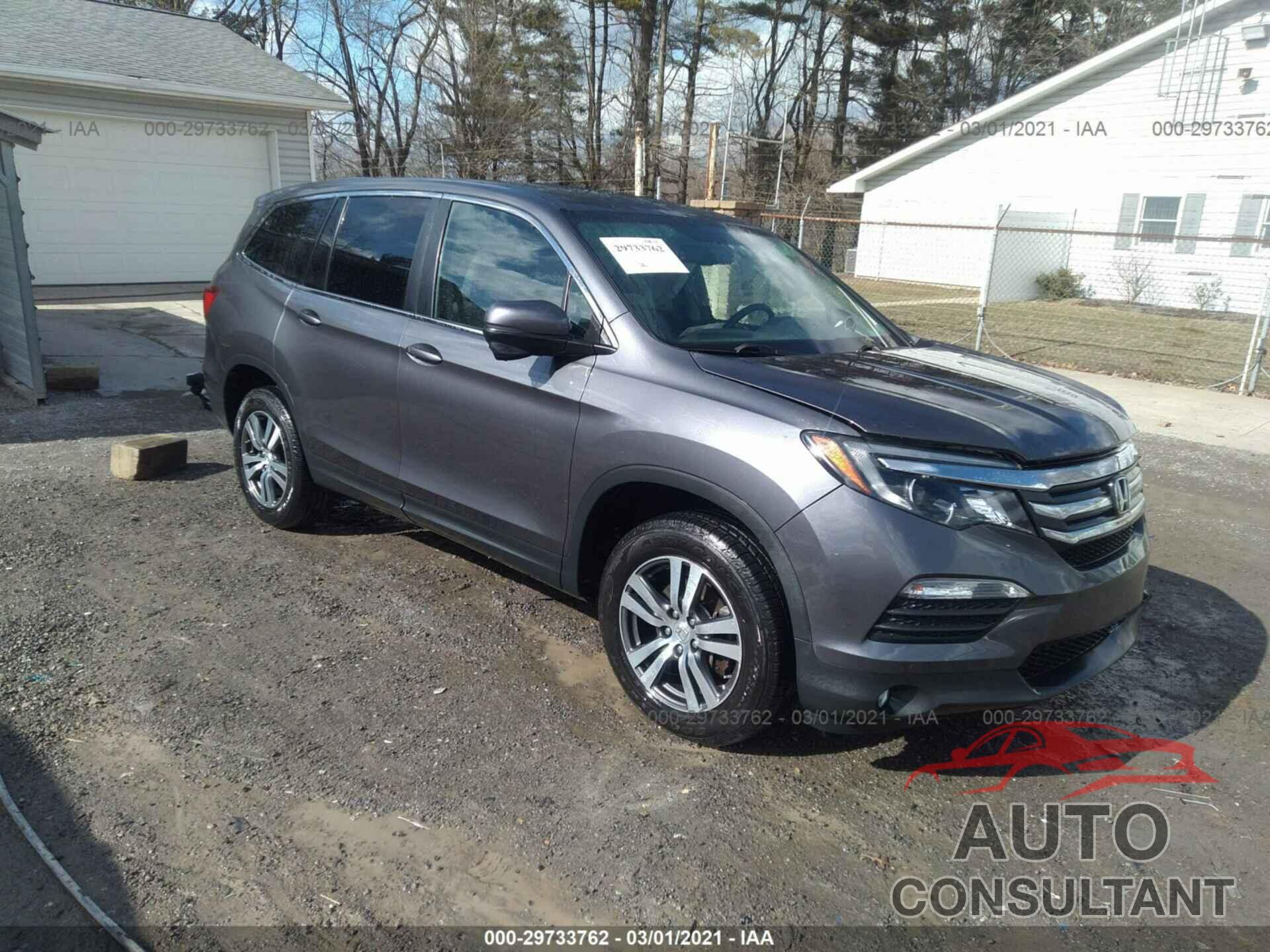 HONDA PILOT 2017 - 5FNYF6H58HB021700