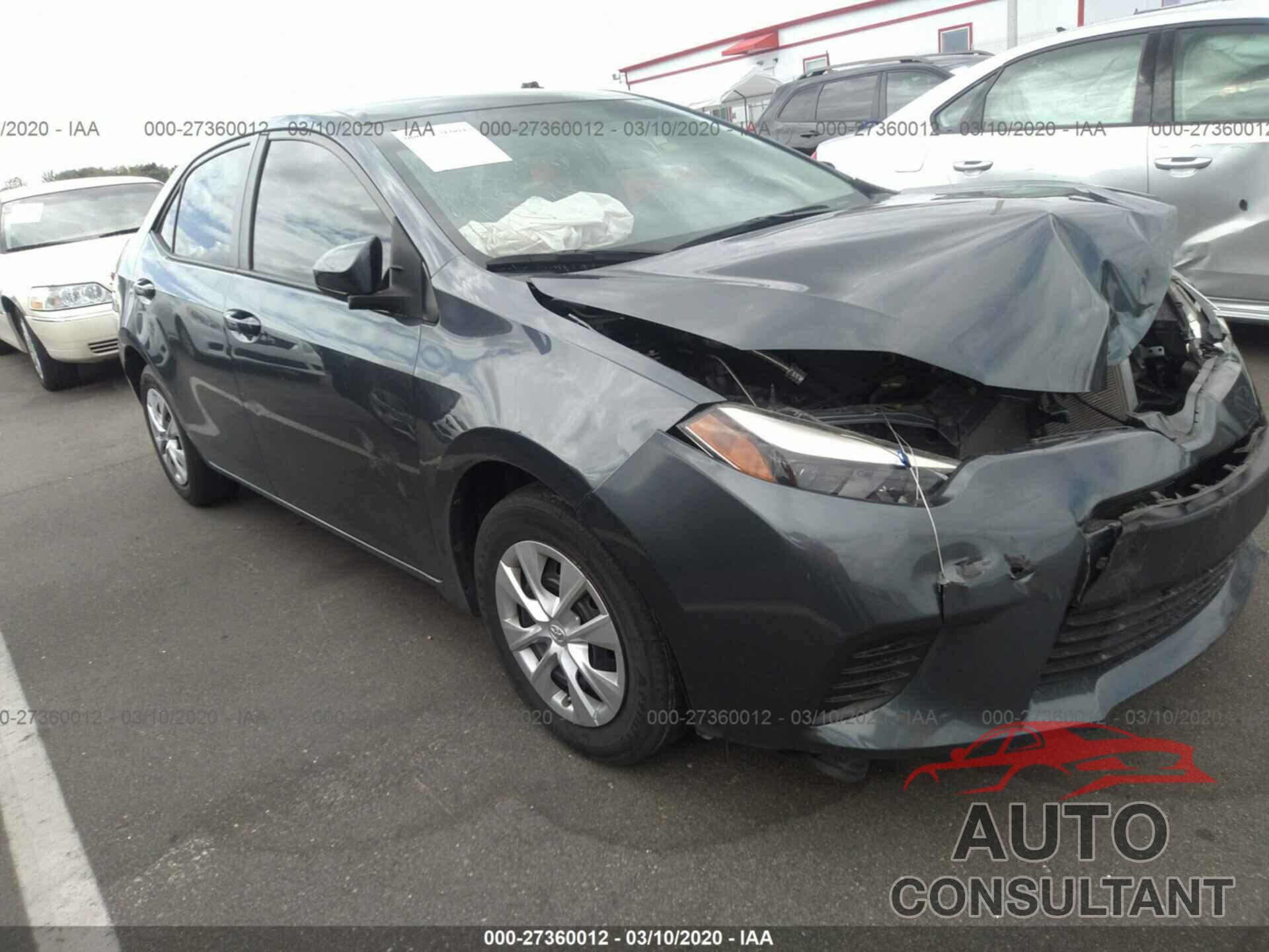 TOYOTA COROLLA 2016 - 2T1BURHE6GC531415
