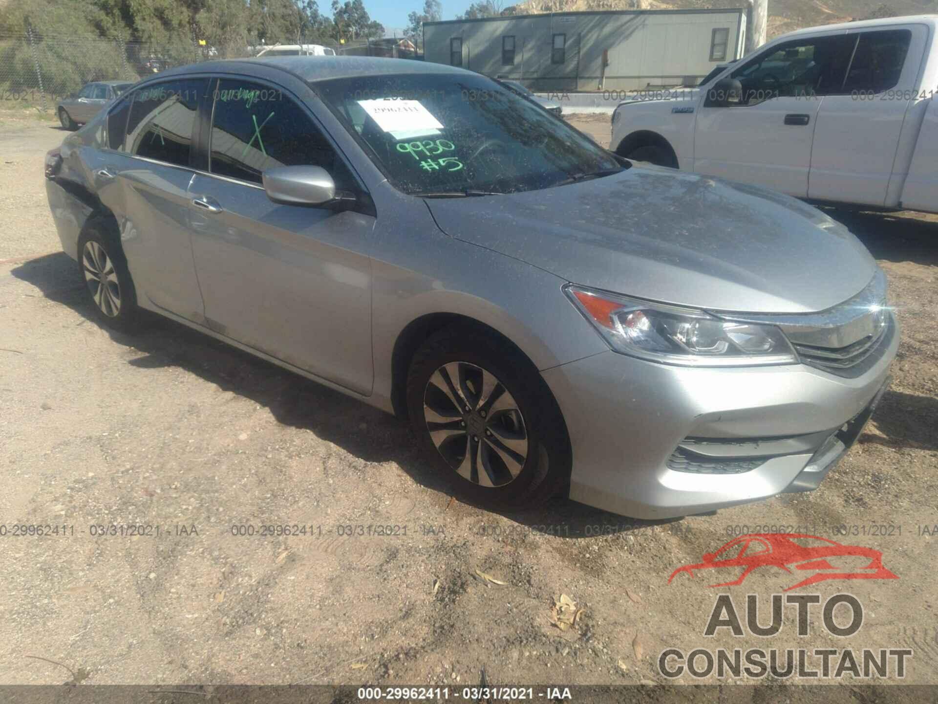 HONDA ACCORD SEDAN 2017 - 1HGCR2F33HA141958