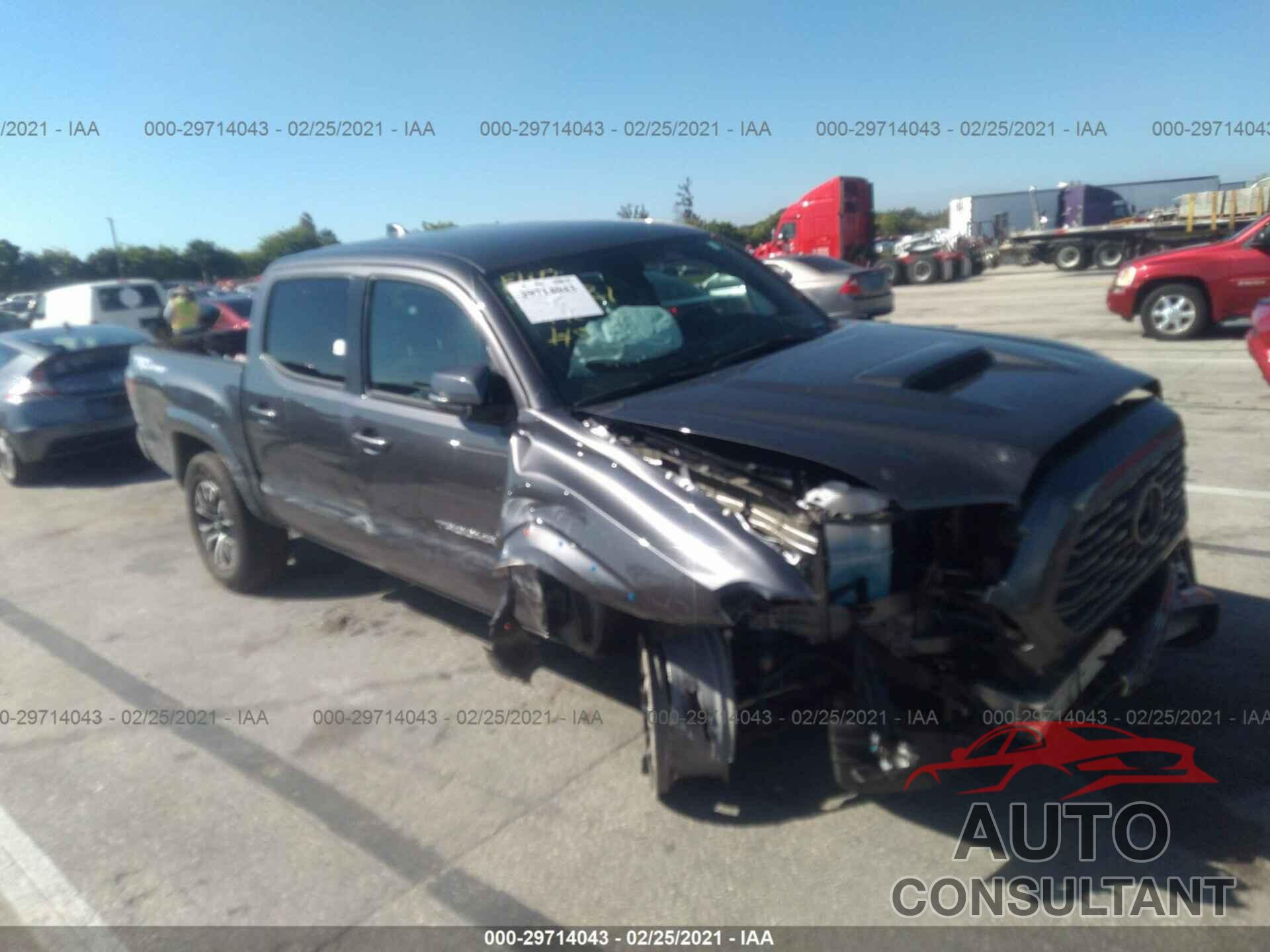 TOYOTA TACOMA 2WD 2021 - 5TFAZ5CN8MX099789