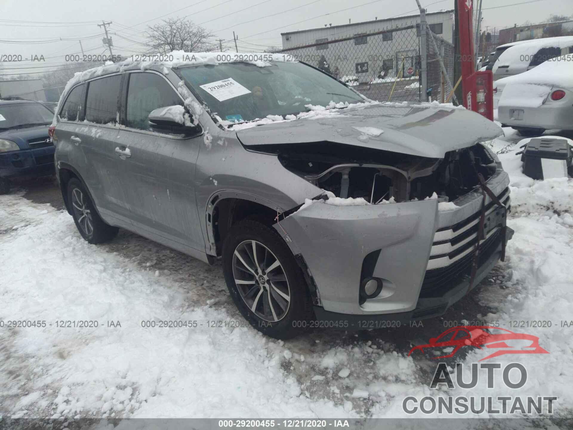 TOYOTA HIGHLANDER 2017 - 5TDJZRFH6HS401248