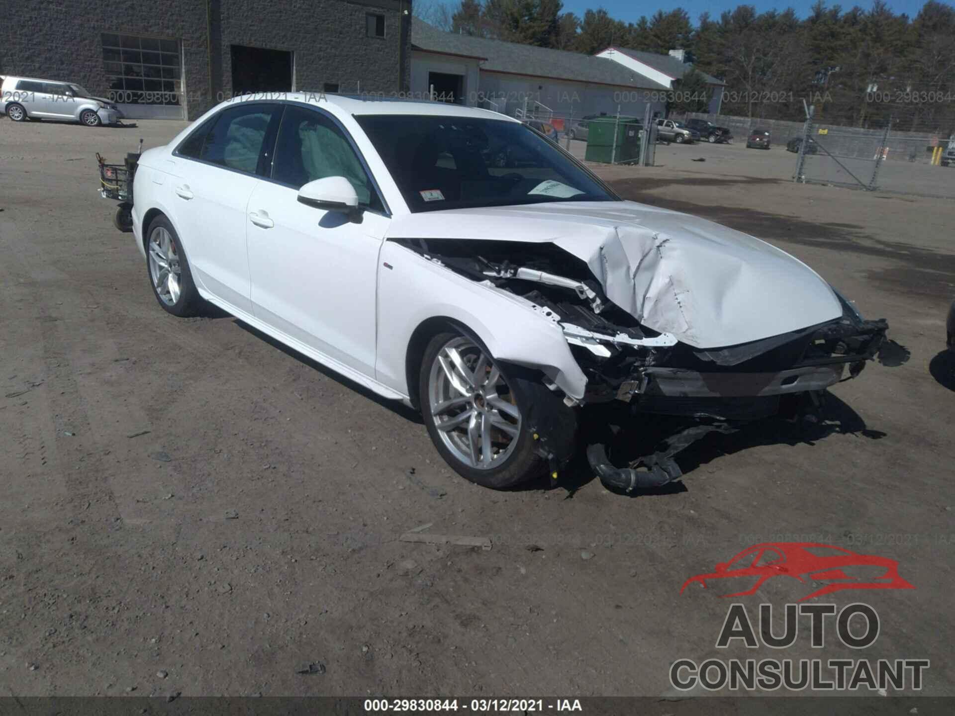 AUDI A4 2020 - WAUENAF47LN009158