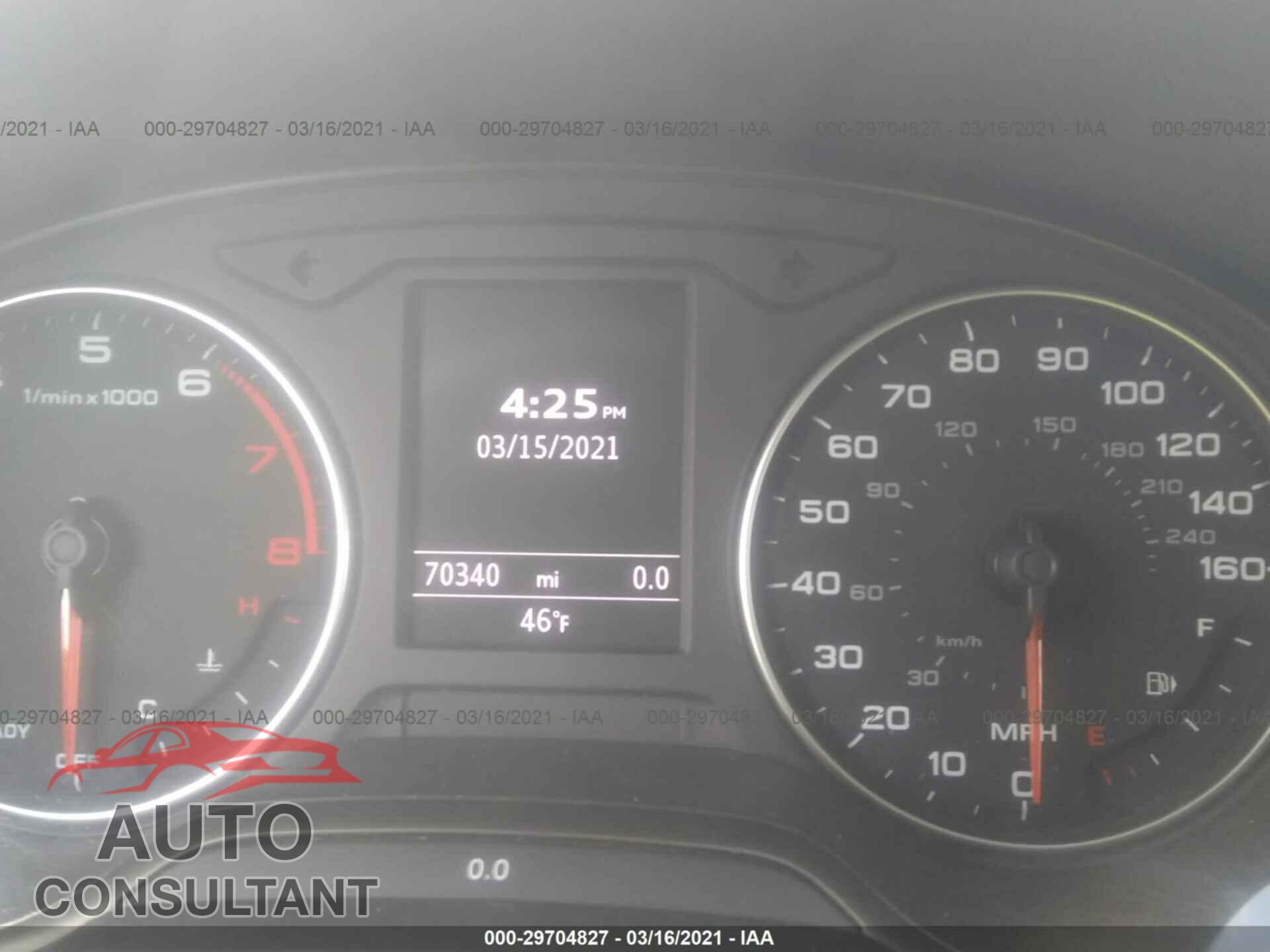 AUDI A3 2016 - WAUB8GFF8G1030290