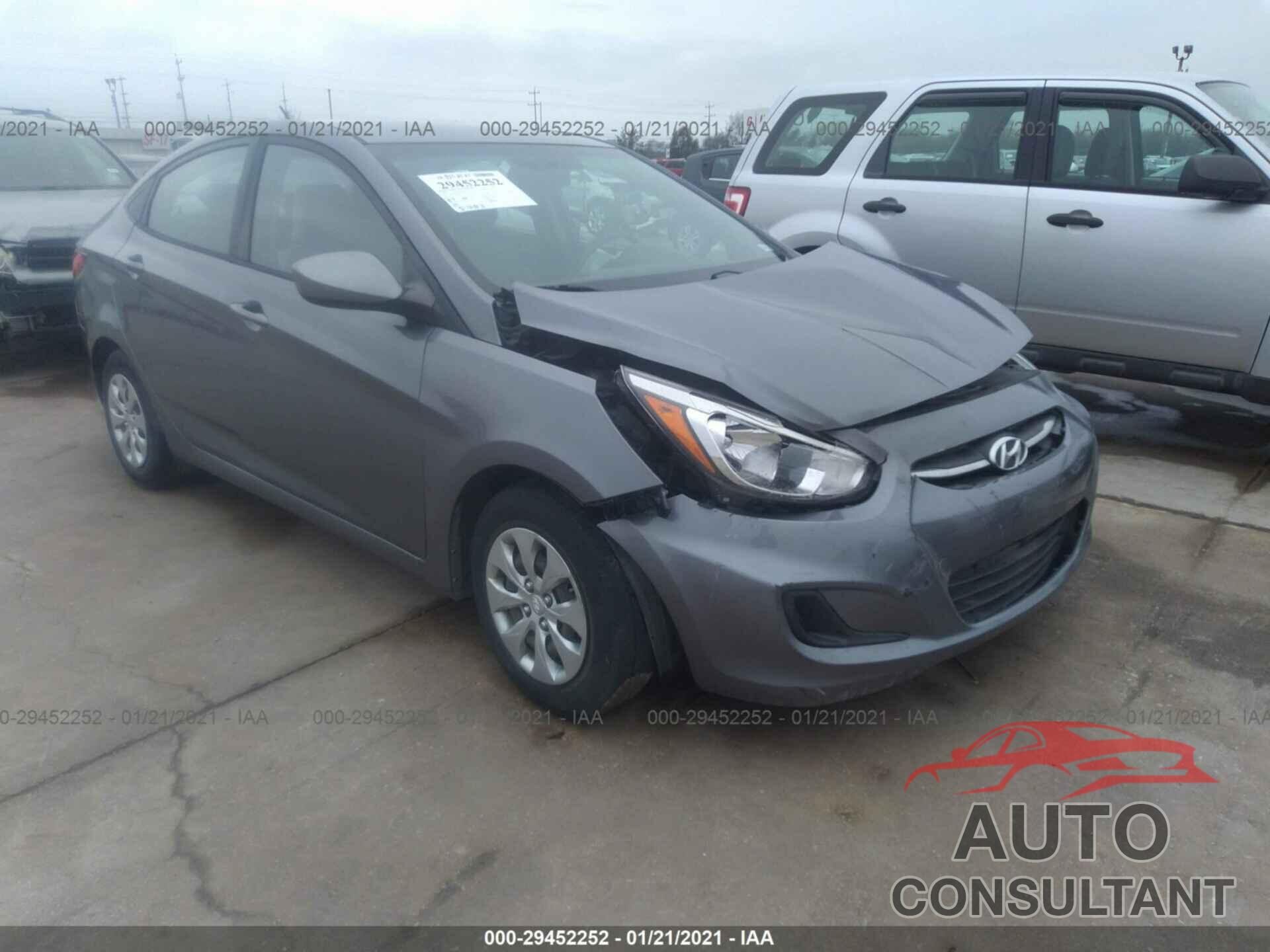 HYUNDAI ACCENT 2016 - KMHCT4AE5GU089407