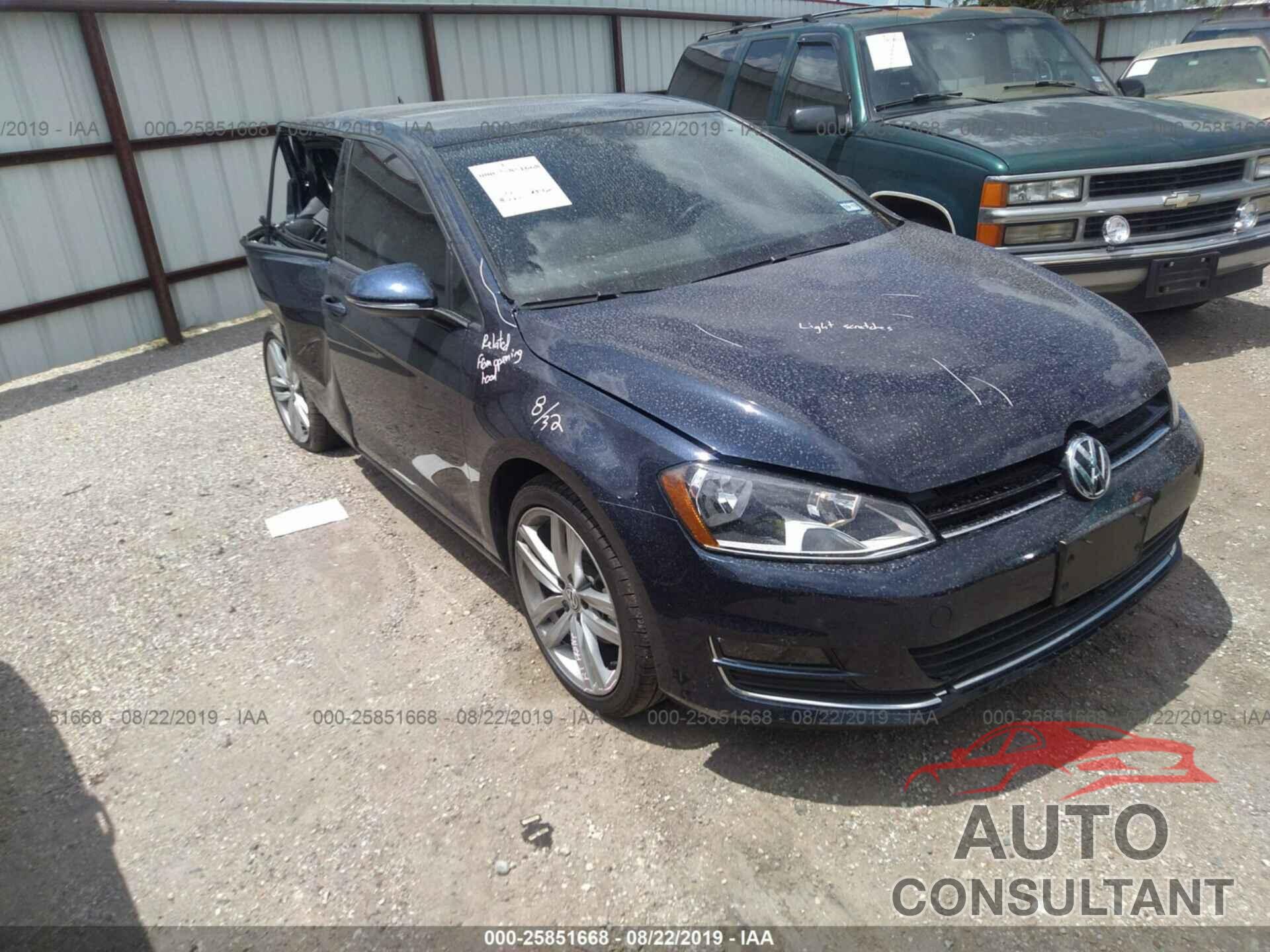 VOLKSWAGEN GOLF 2017 - 3VW217AU3HM014285