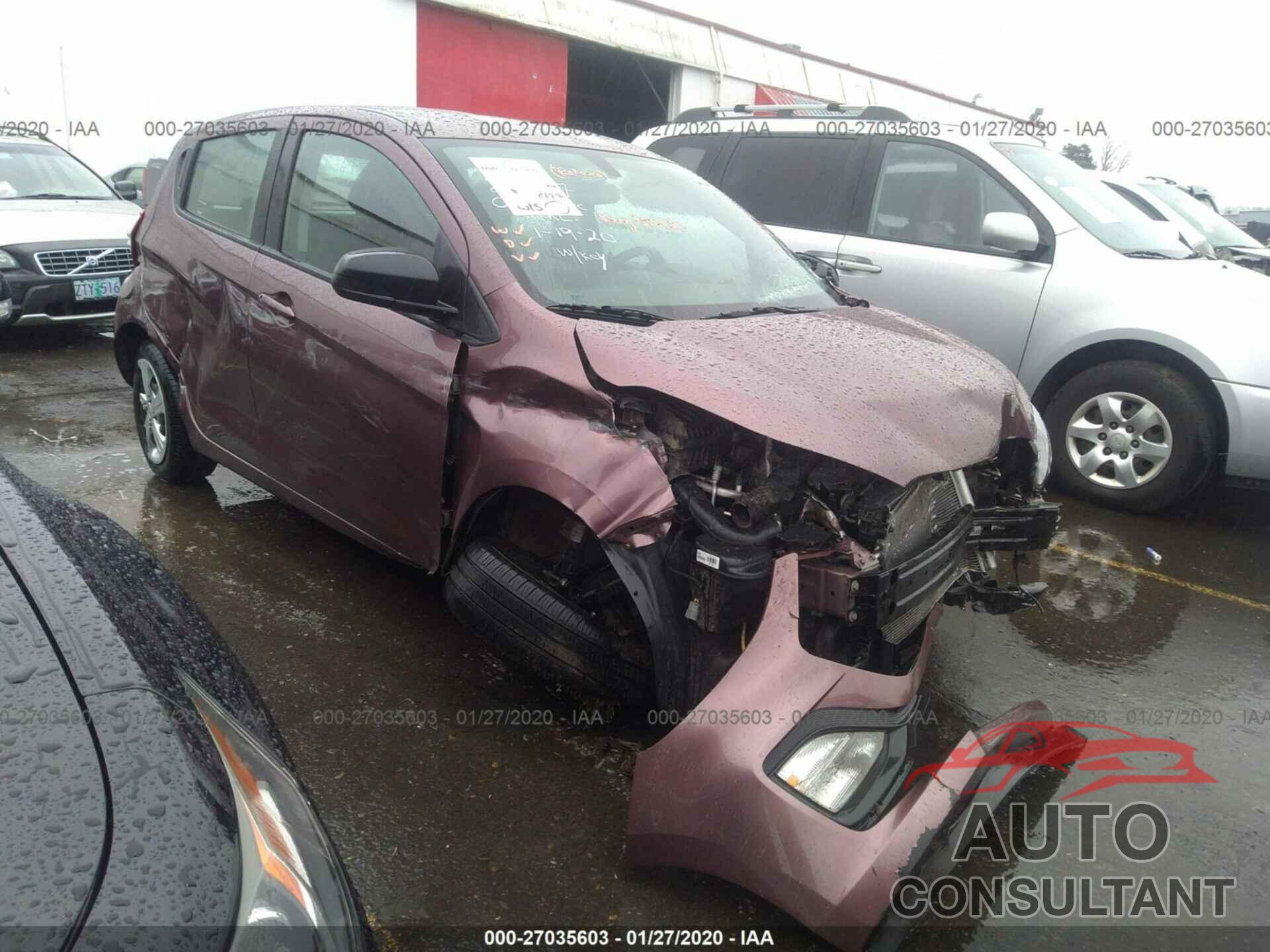 CHEVROLET SPARK 2019 - KL8CB6SA1KC782898