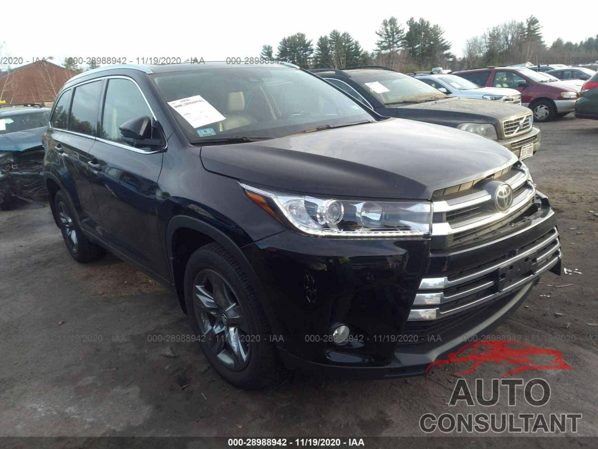 TOYOTA HIGHLANDER 2017 - 5TDDZRFH3HS384289