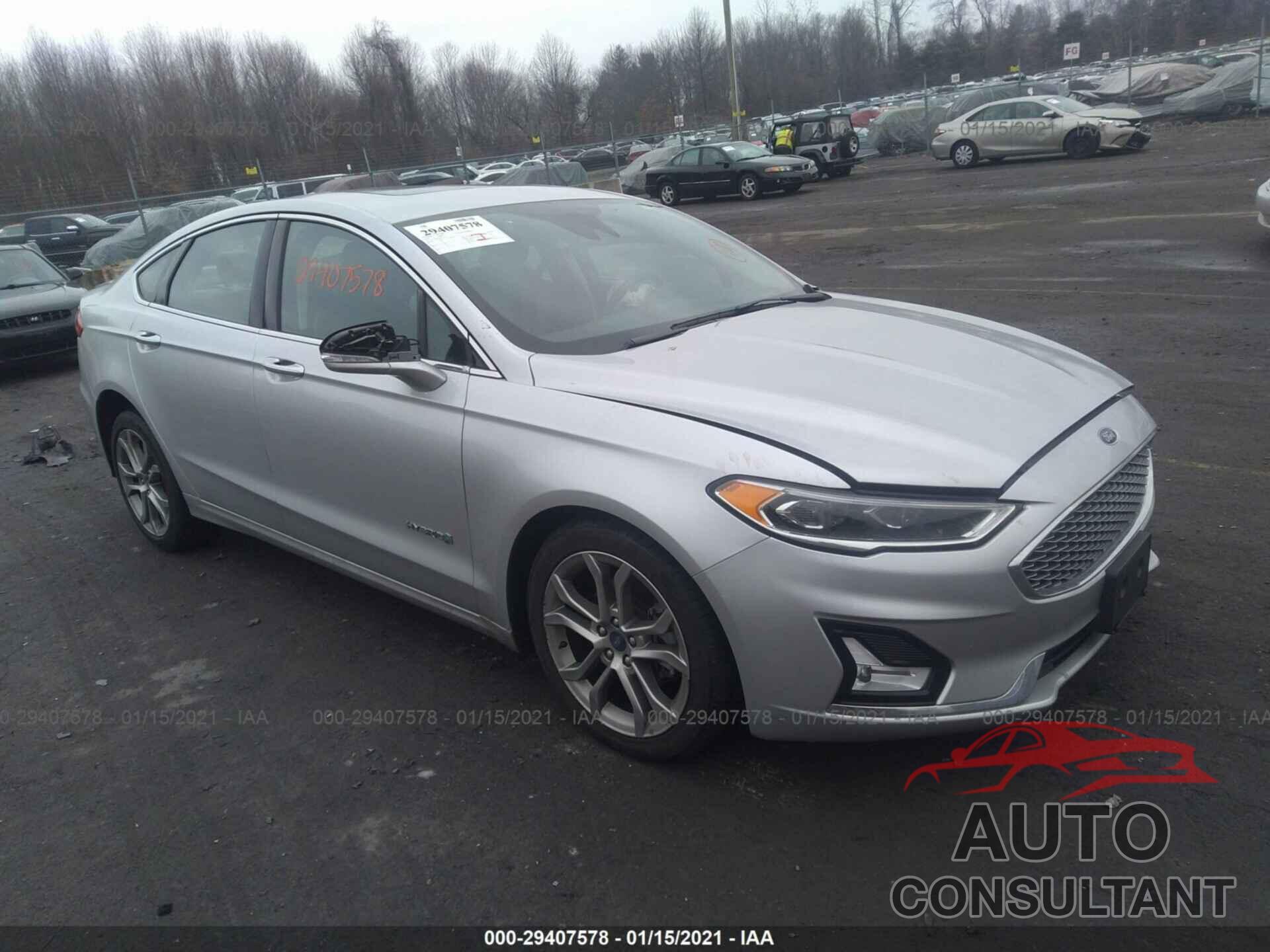 FORD FUSION HYBRID 2019 - 3FA6P0RU9KR110159