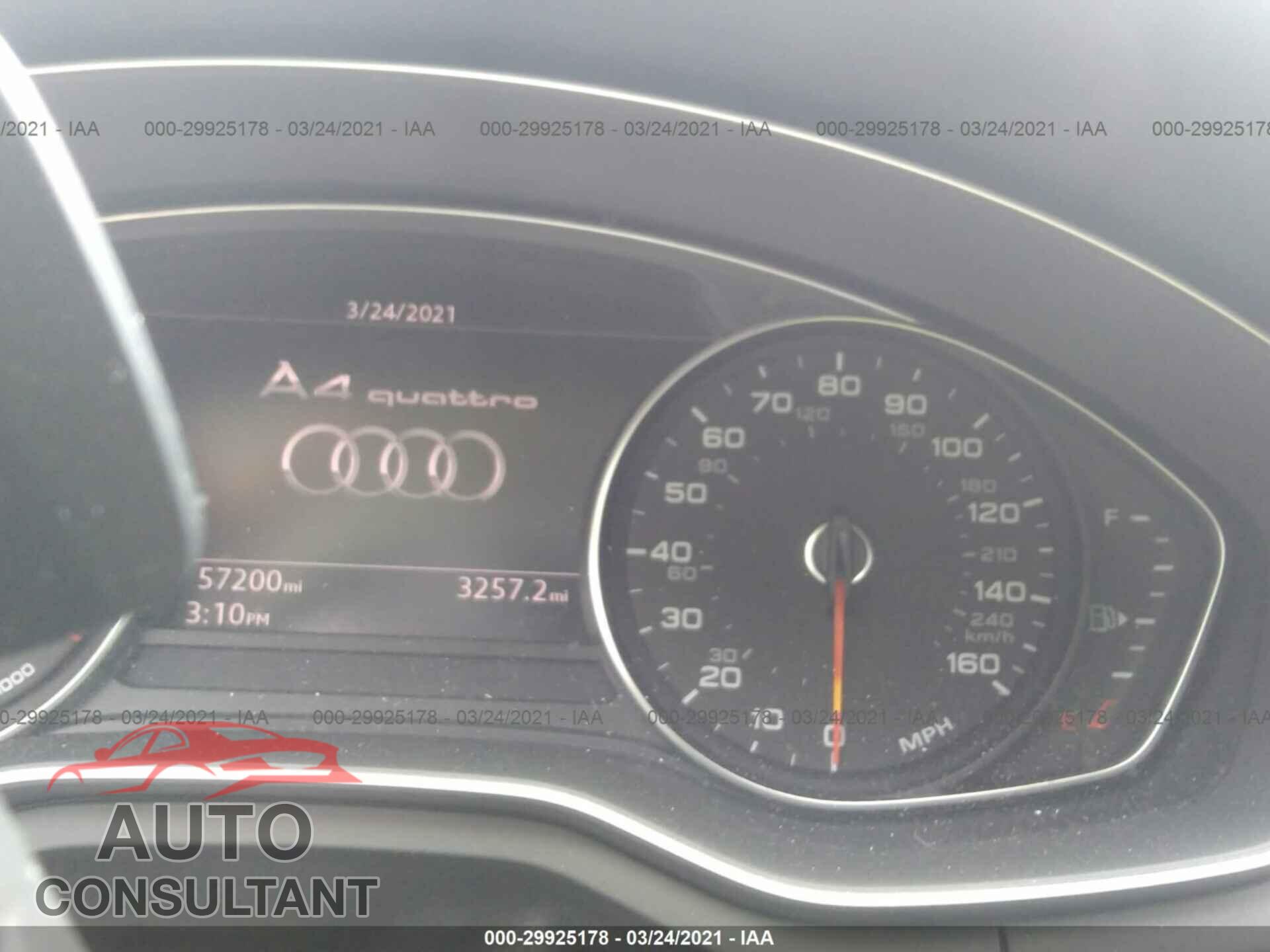 AUDI A4 2017 - WAUANAF43HN007686