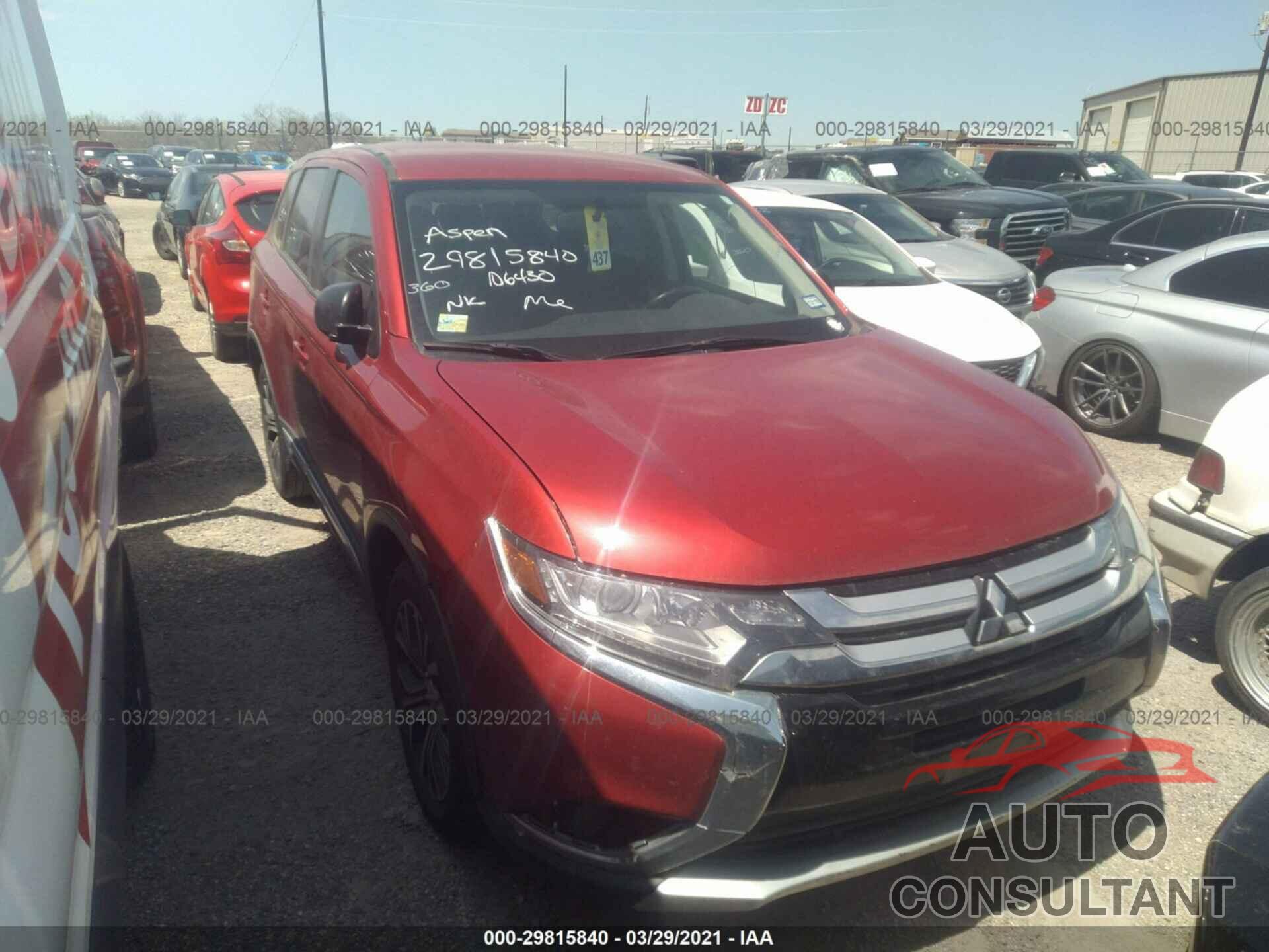 MITSUBISHI OUTLANDER 2016 - JA4AD2A3XGZ032631