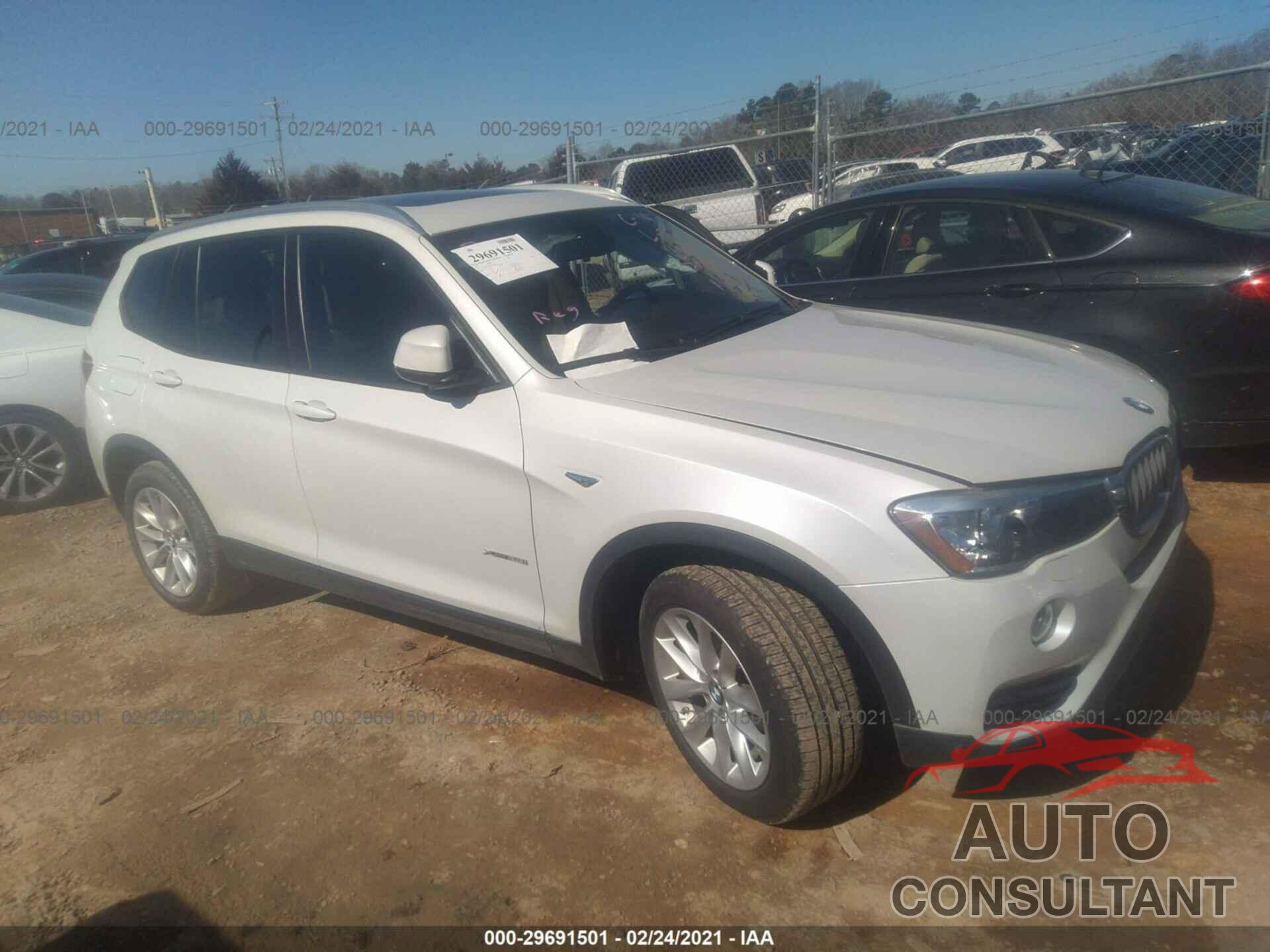 BMW X3 2017 - 5UXWX9C56H0T06664
