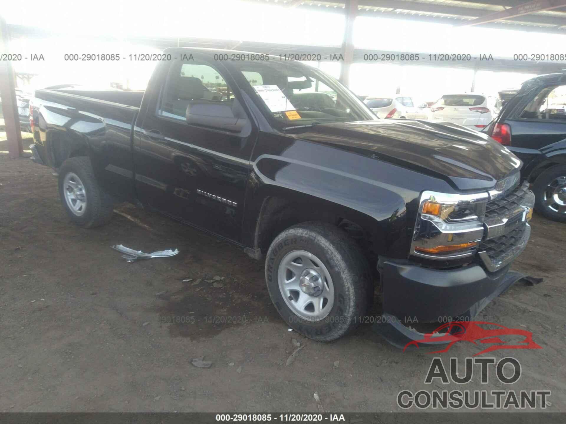 CHEVROLET SILVERADO 1500 2018 - 1GCNCNEHXJZ343209