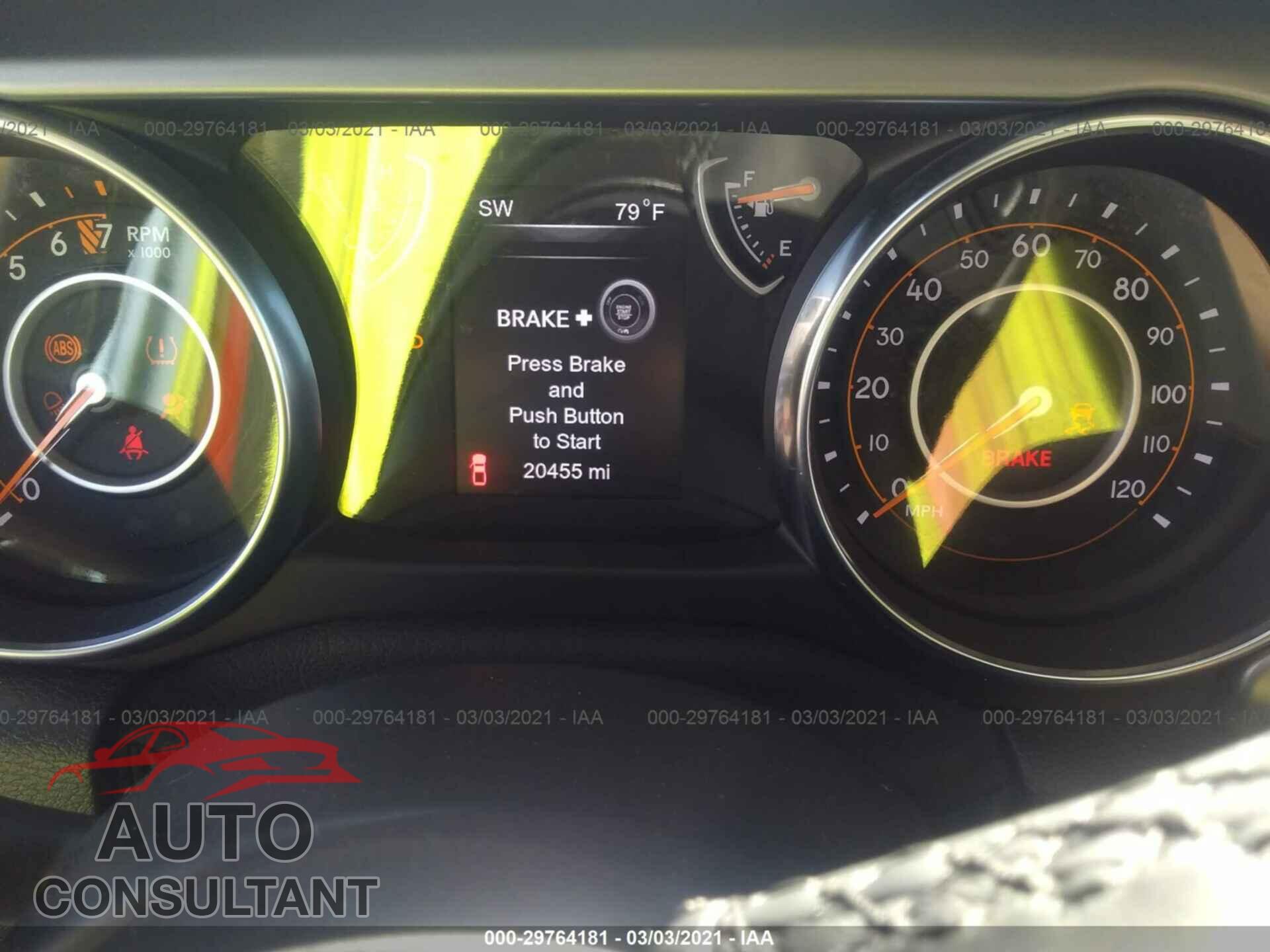 JEEP GLADIATOR 2020 - 1C6HJTAG5LL190353
