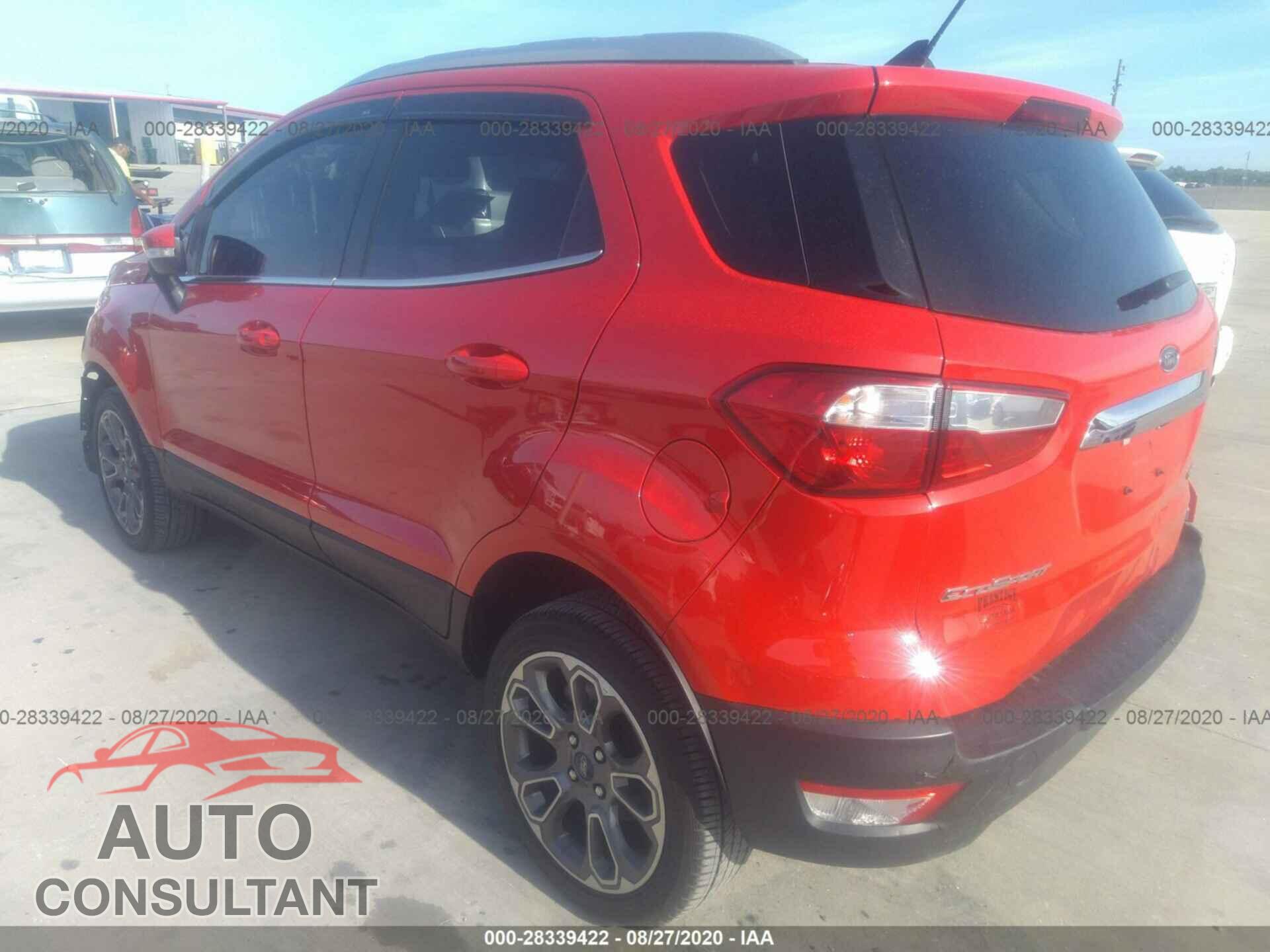 FORD ECOSPORT 2019 - MAJ6S3KL2KC302989
