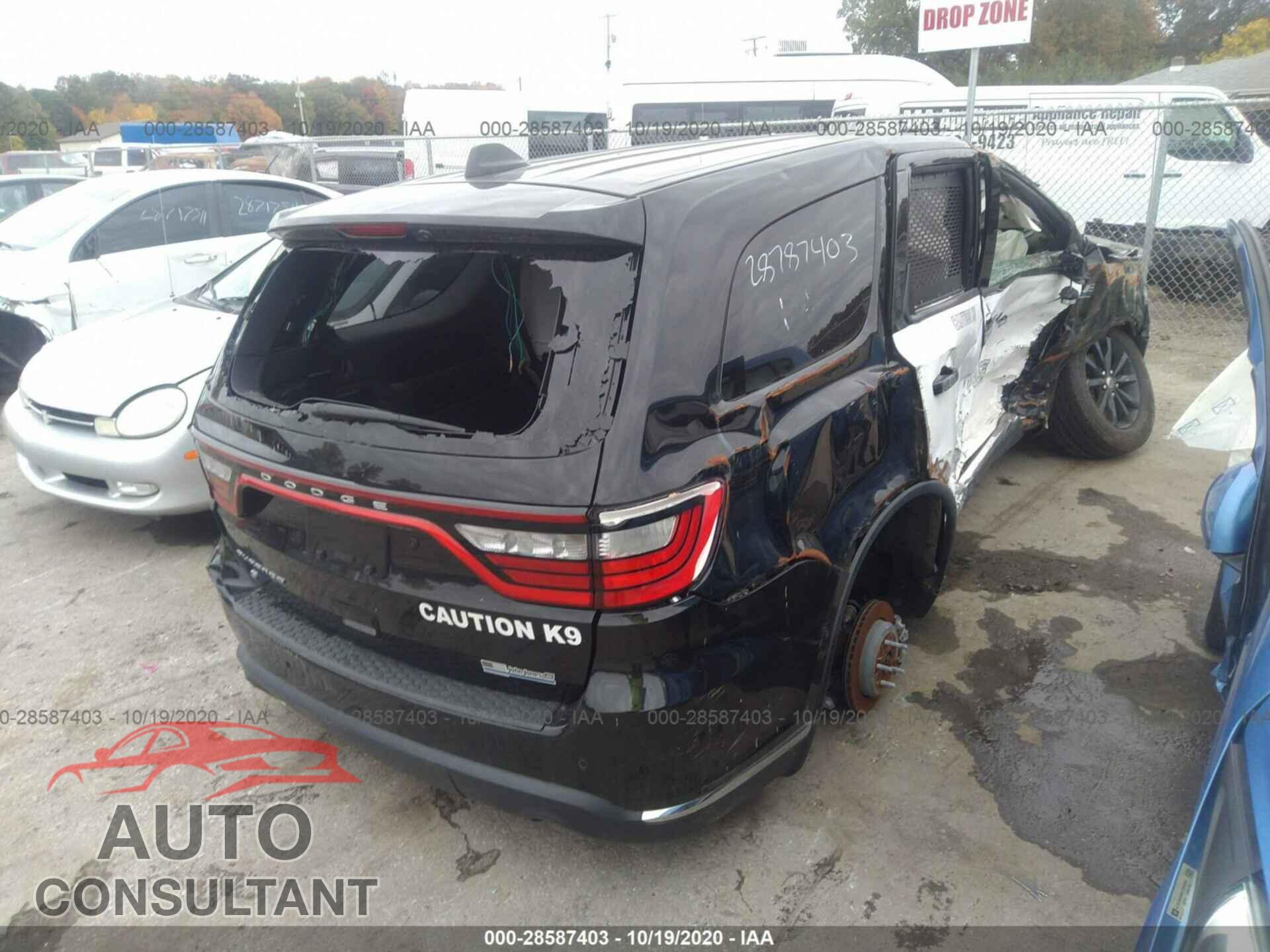 DODGE DURANGO 2019 - 1C4SDJFTXKC652517