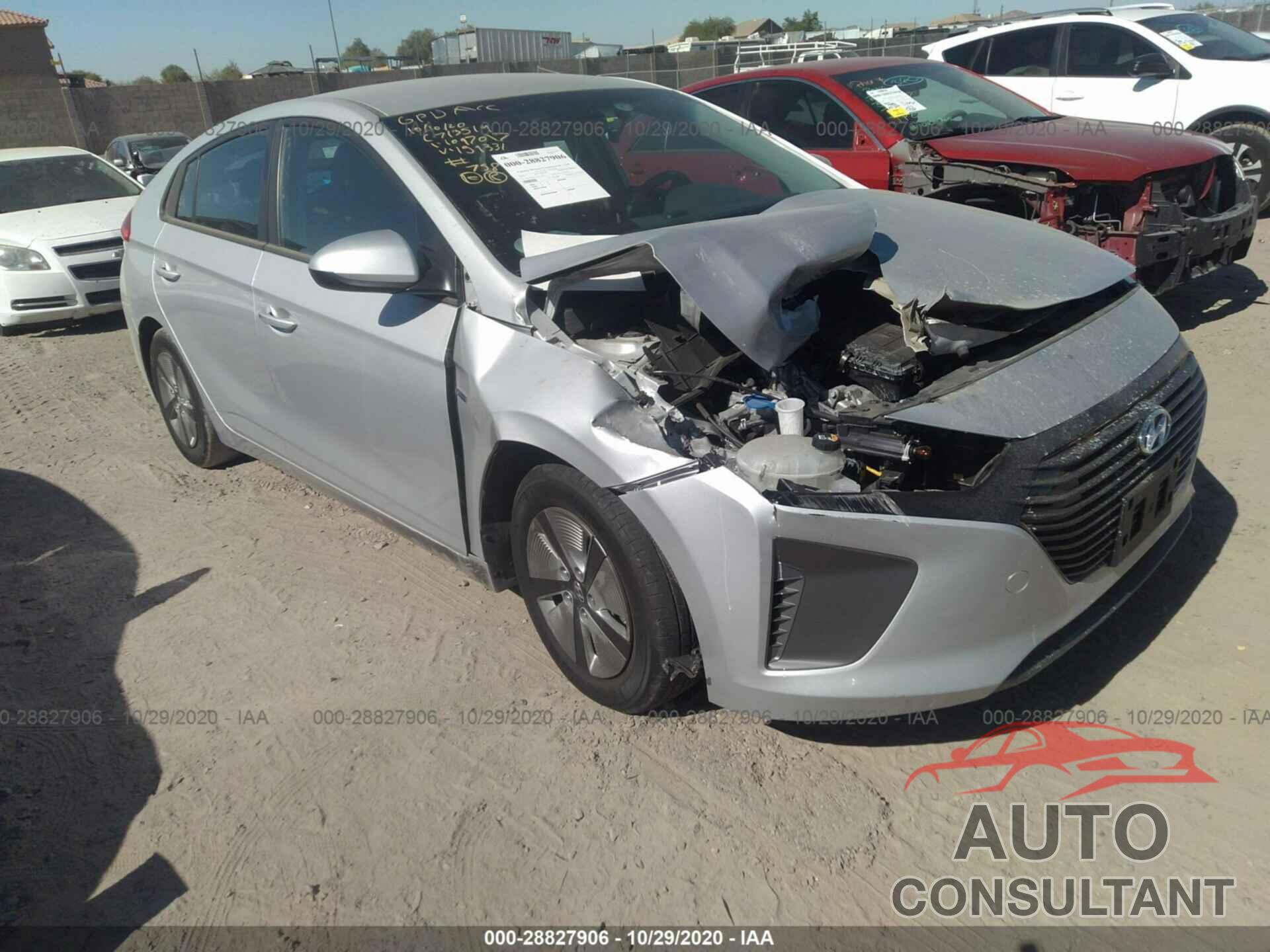 HYUNDAI IONIQ HYBRID 2019 - KMHC65LC7KU159331