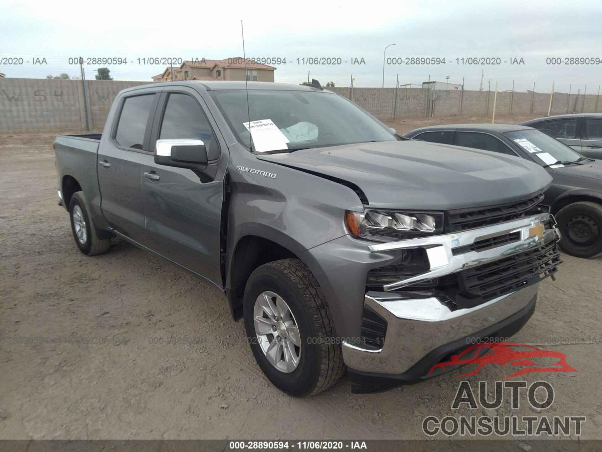 CHEVROLET SILVERADO 1500 2020 - 3GCPWCED6LG180871