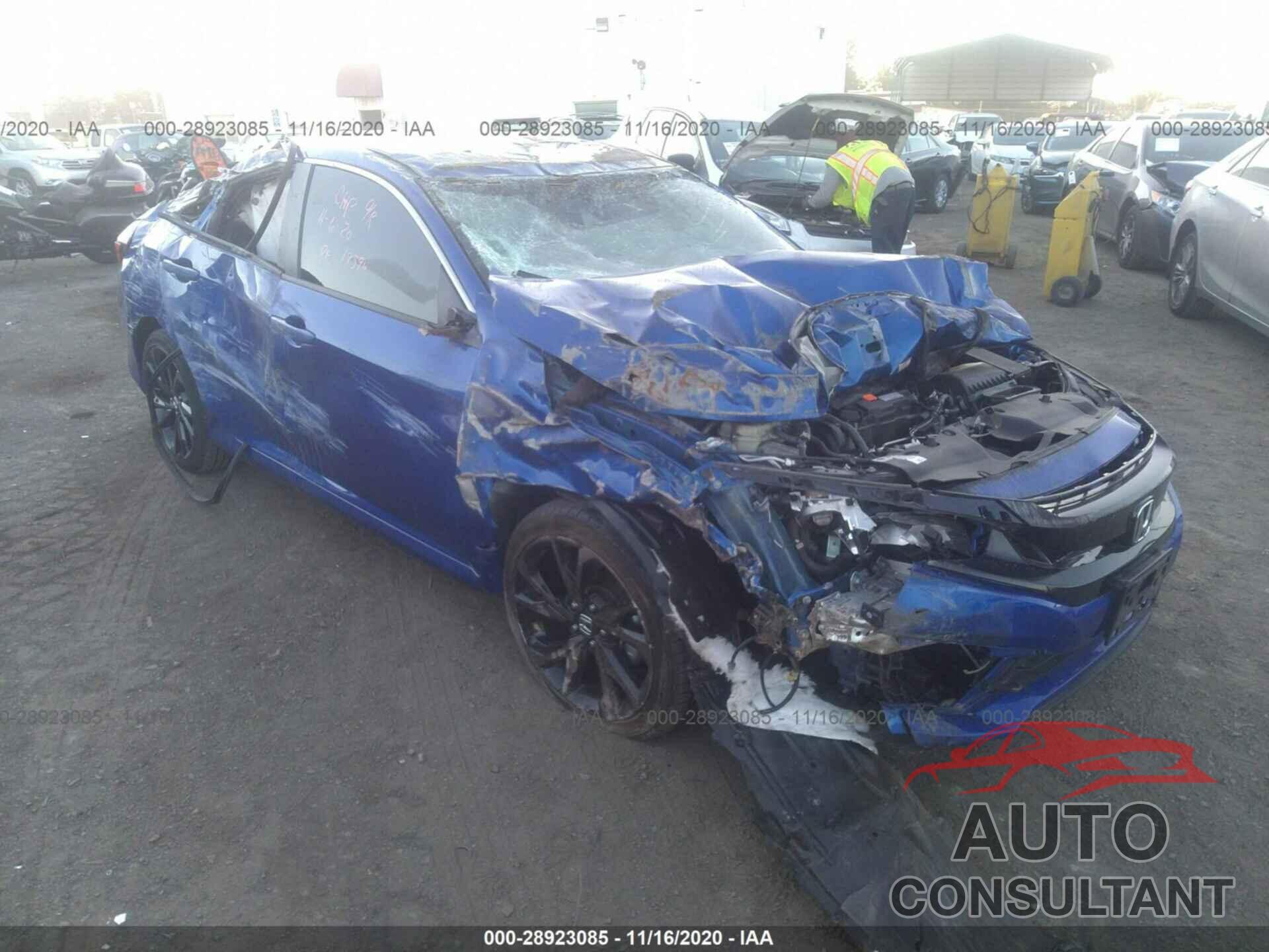 HONDA CIVIC SEDAN 2020 - 19XFC2F87LE200864