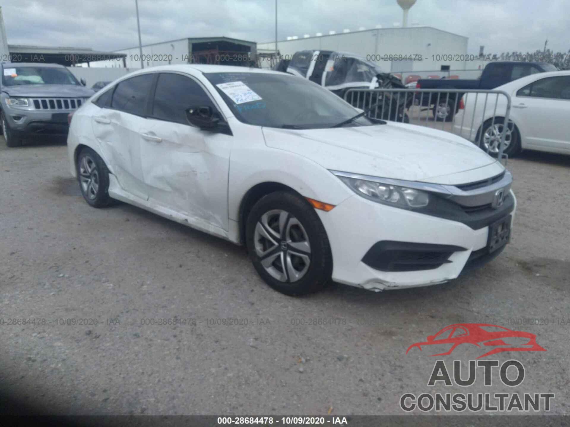 HONDA CIVIC SEDAN 2016 - 19XFC2F59GE034892