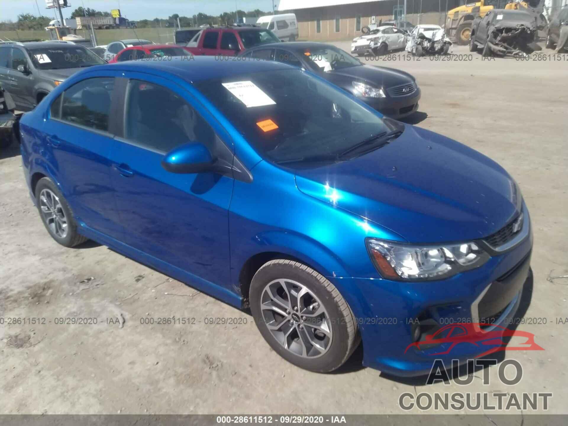 CHEVROLET SONIC 2020 - 1G1JD5SB9L4105288