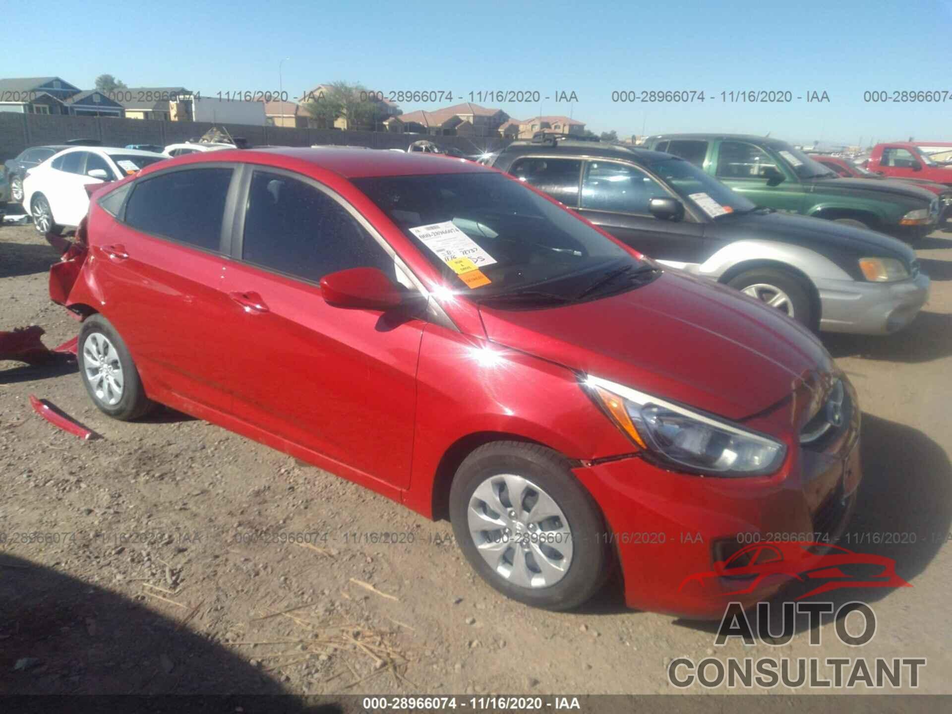 HYUNDAI ACCENT 2017 - KMHCT4AE4HU272735